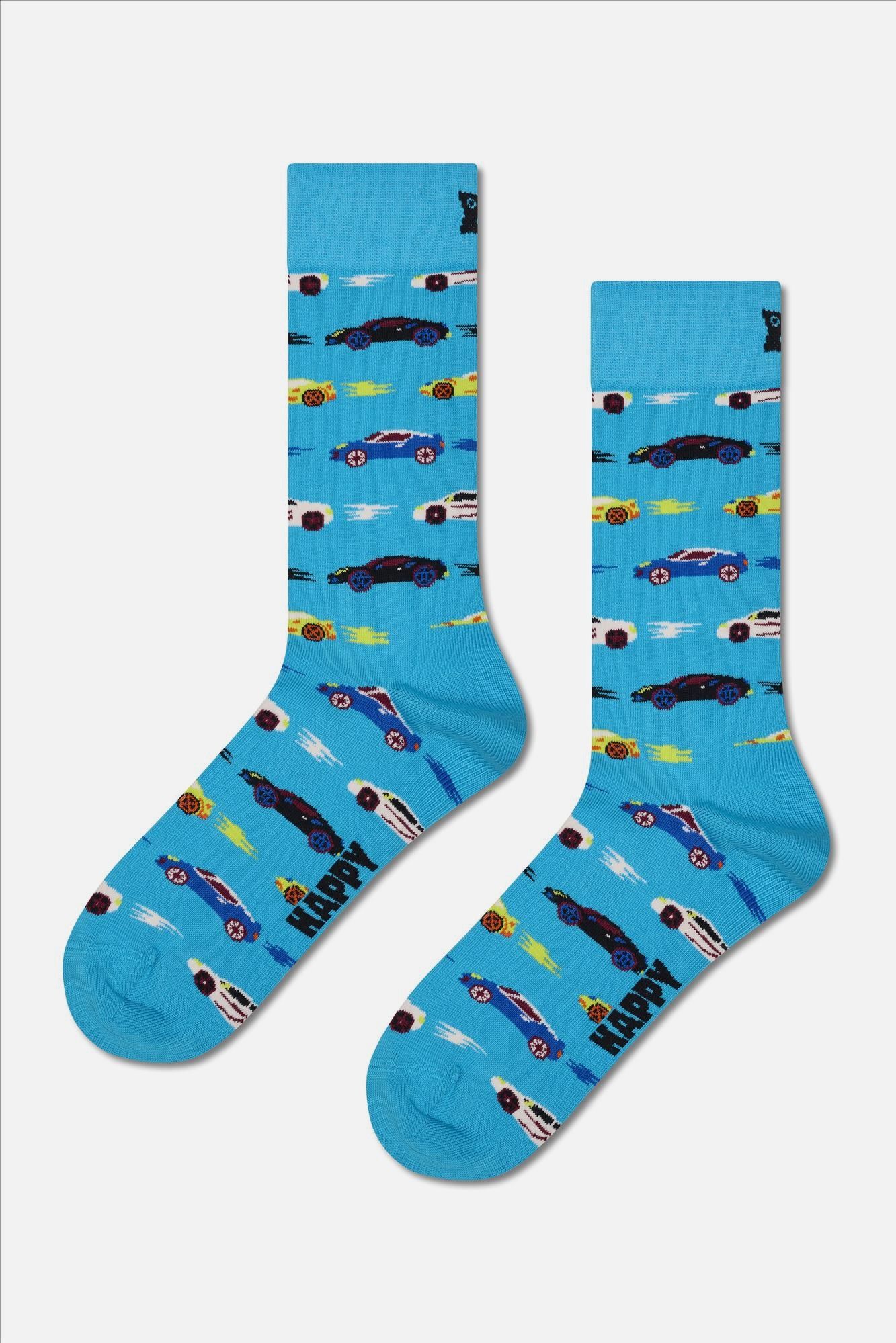 Happy Socks - Multicolor Fast Sports 3-pack sokken, maat: 41-46