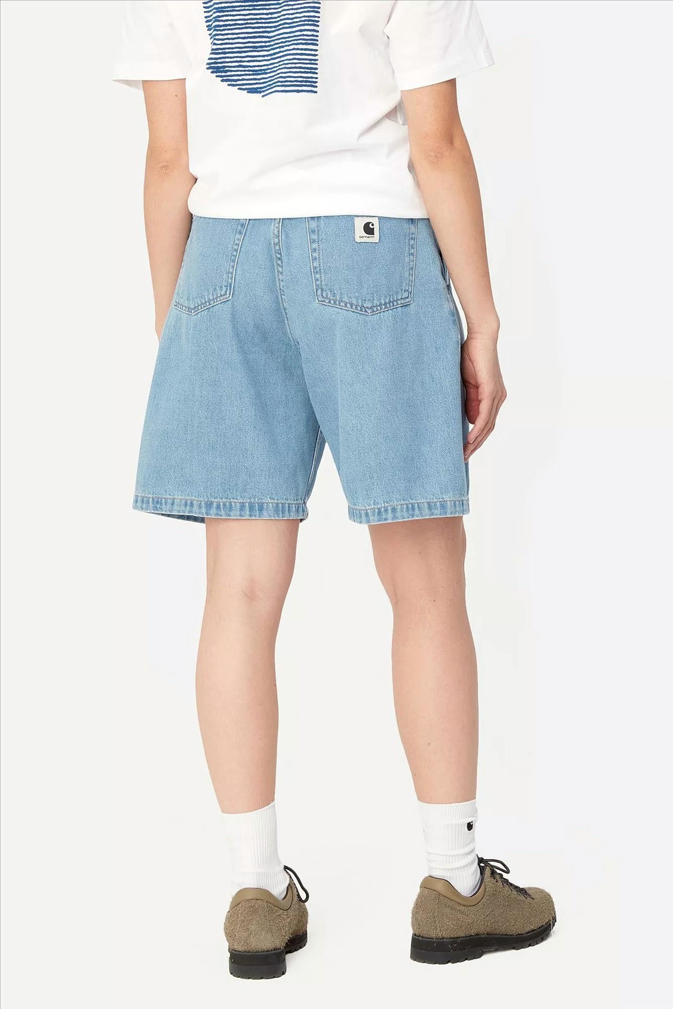 Carhartt WIP - Lichtblauwe Alta jeansshort