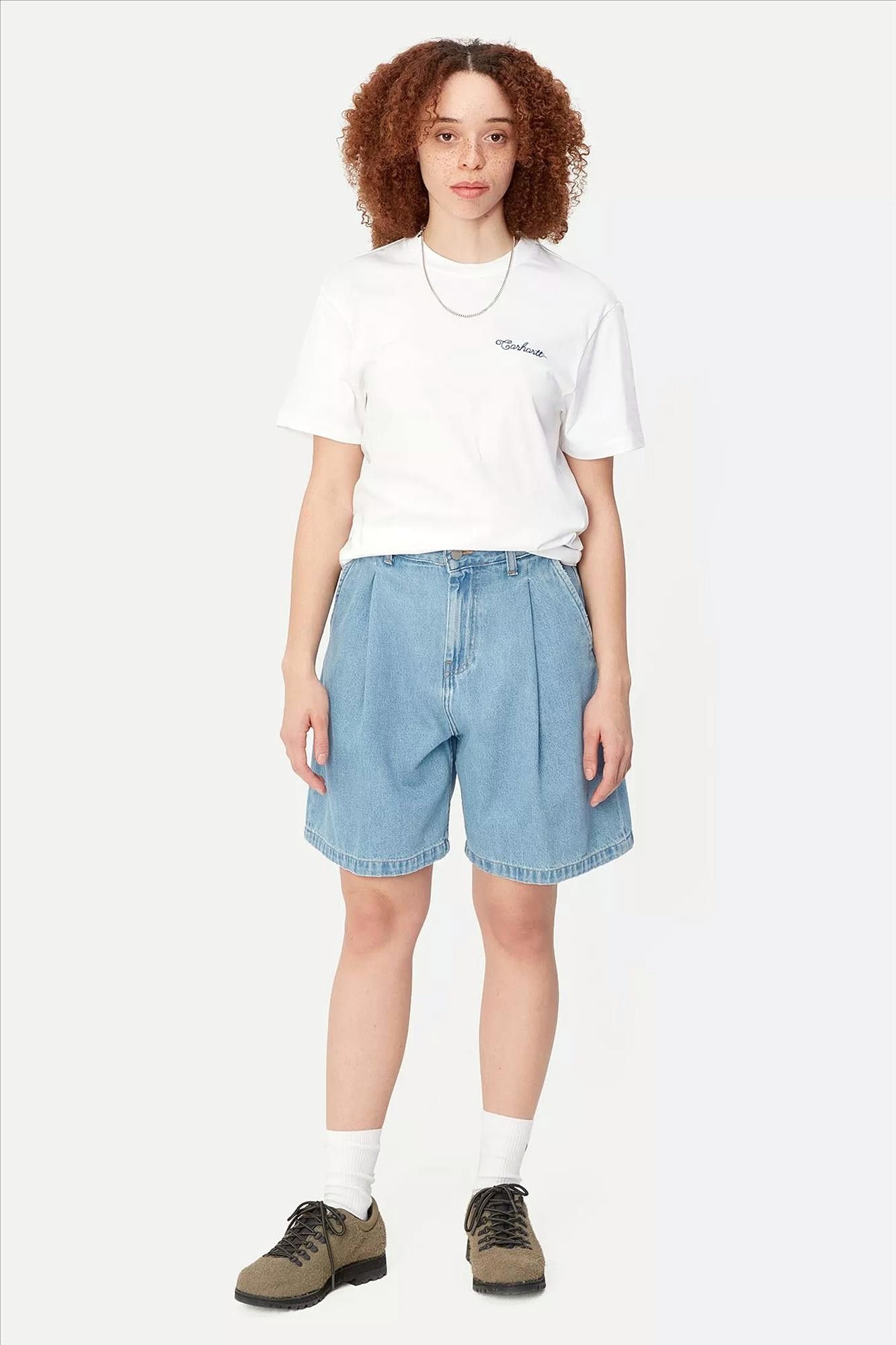 Carhartt WIP - Lichtblauwe Alta jeansshort