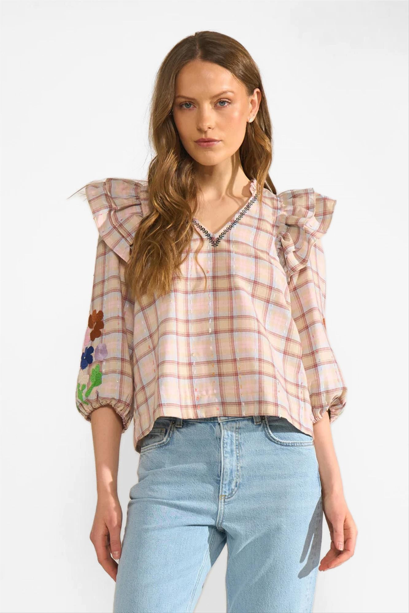 Nümph - Roze-Beige Maggi blouse