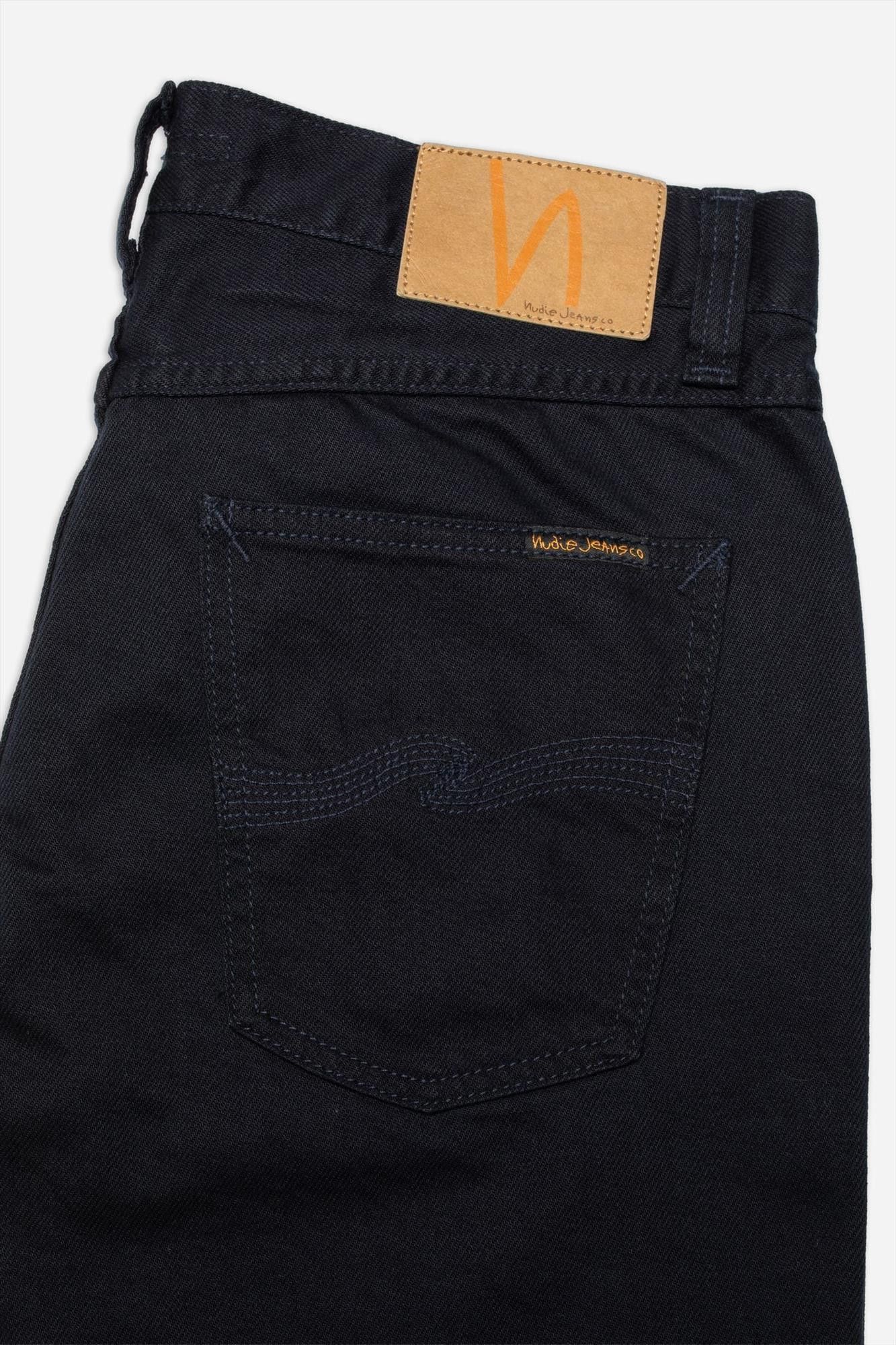 Nudie Jeans Co. - Donkerblauwe Gritty Jackson straight jeans