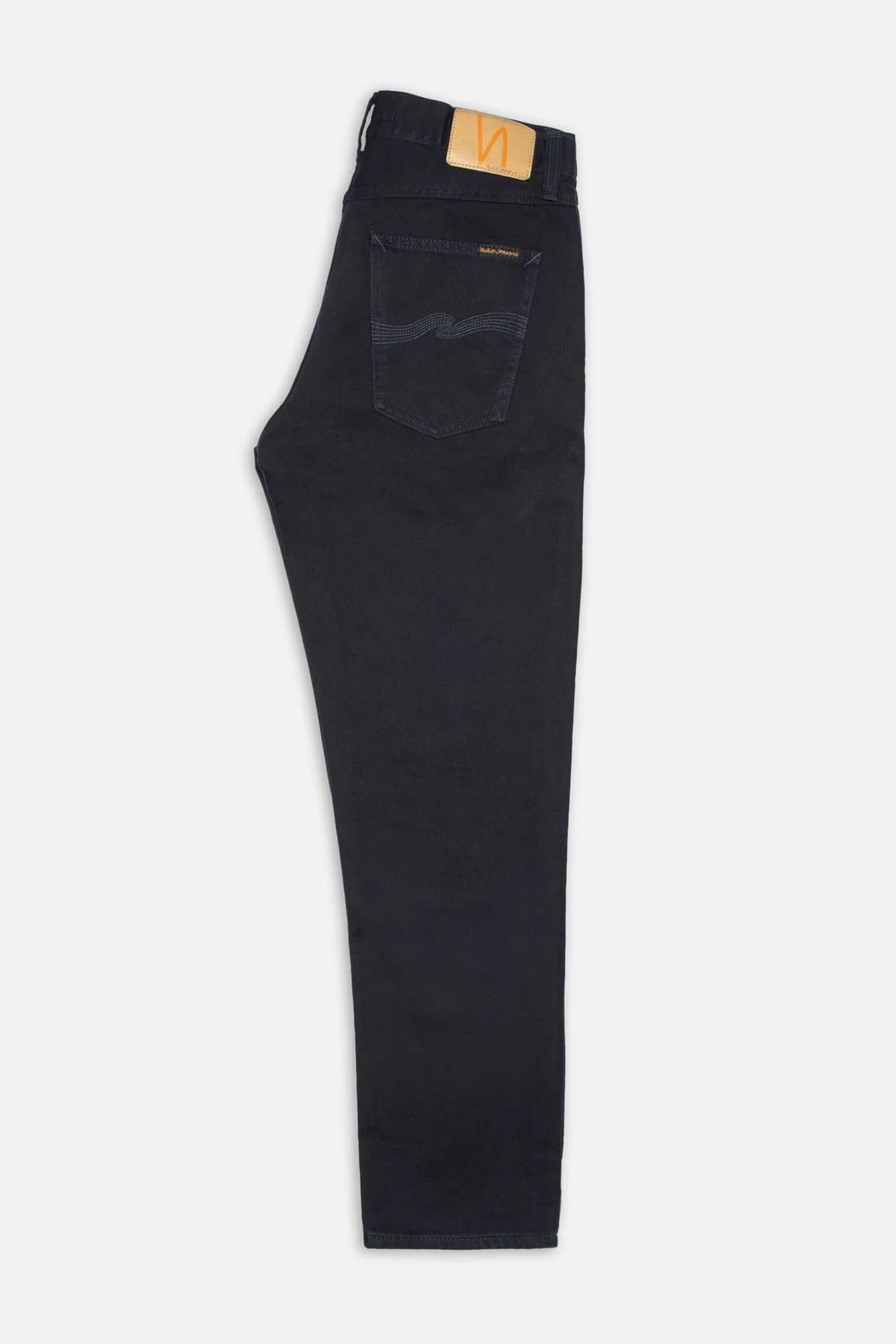 Nudie Jeans Co. - Donkerblauwe Gritty Jackson straight jeans