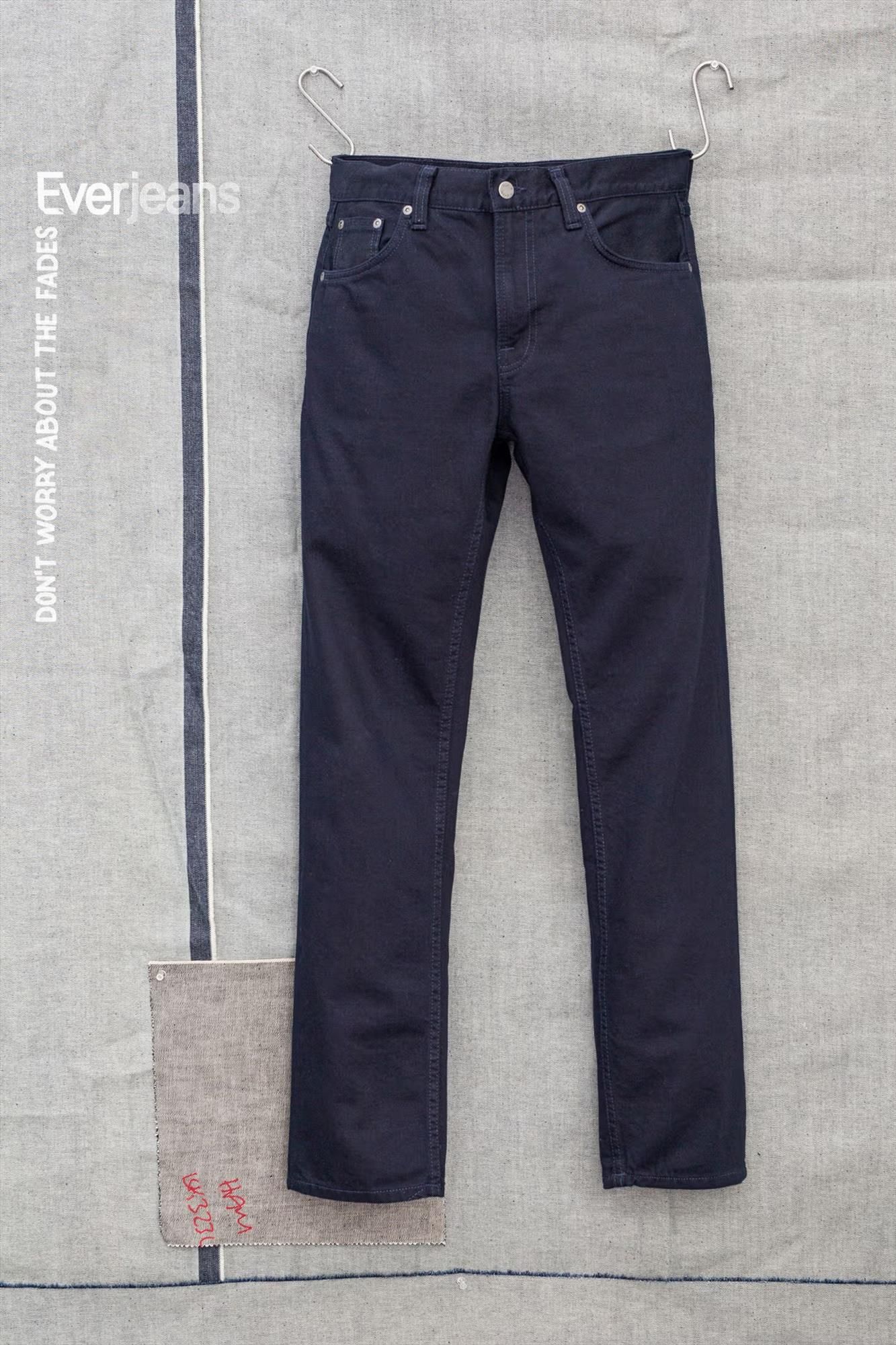 Nudie Jeans Co. - Donkerblauwe Gritty Jackson straight jeans