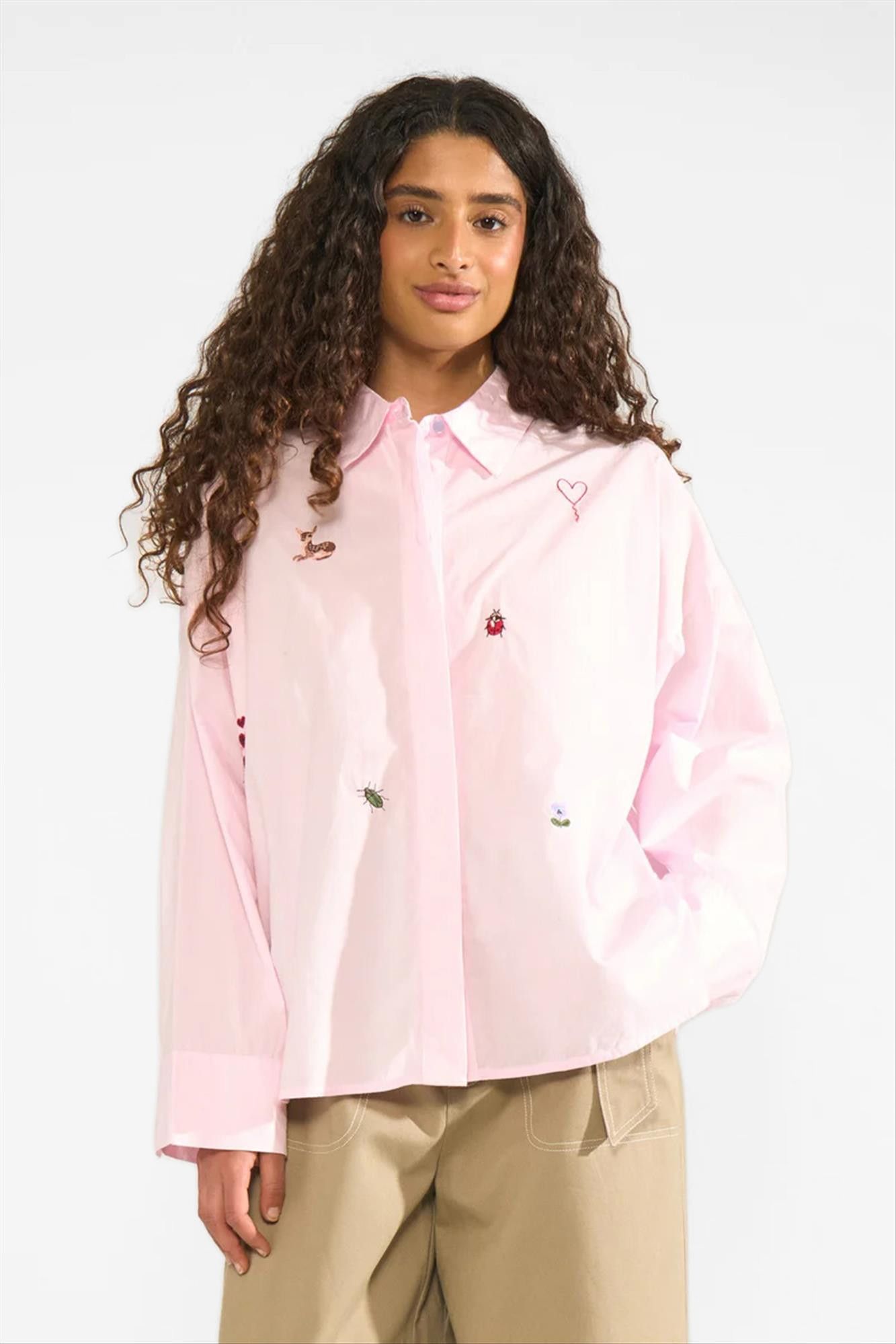 Nümph - Roze Tenja blouse