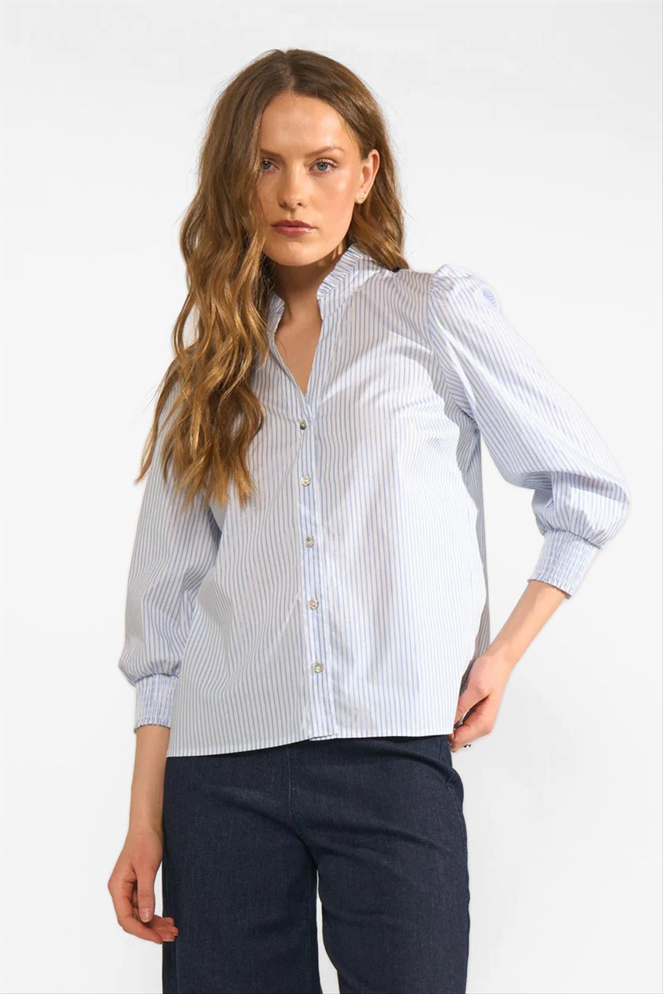 Nümph - Lichtblauwe Lili blouse