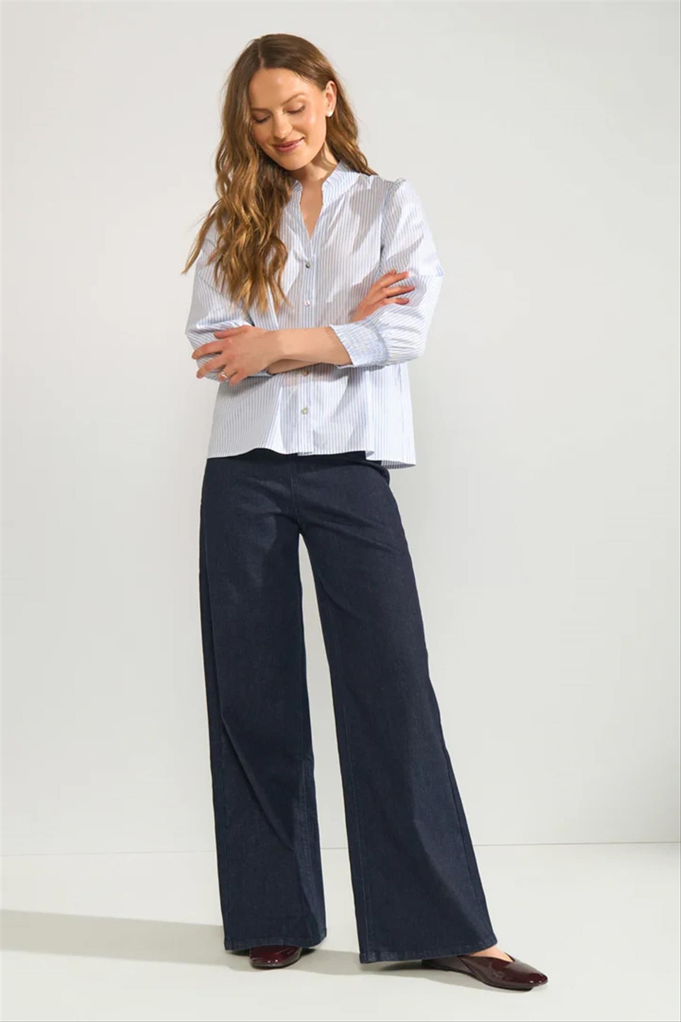 Nümph - Lichtblauwe Lili blouse