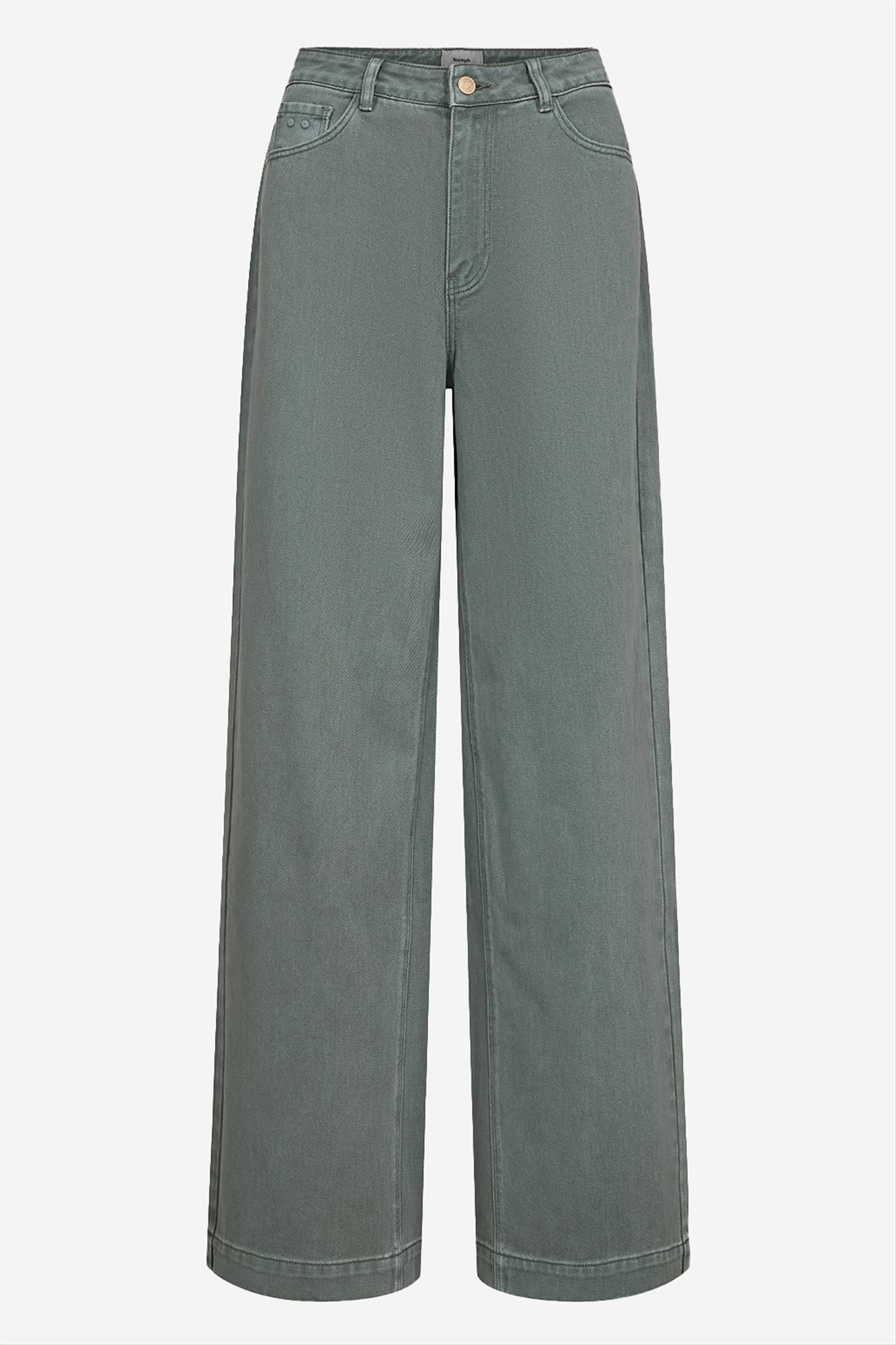 Nümph - Groene Hamilton wide jeans