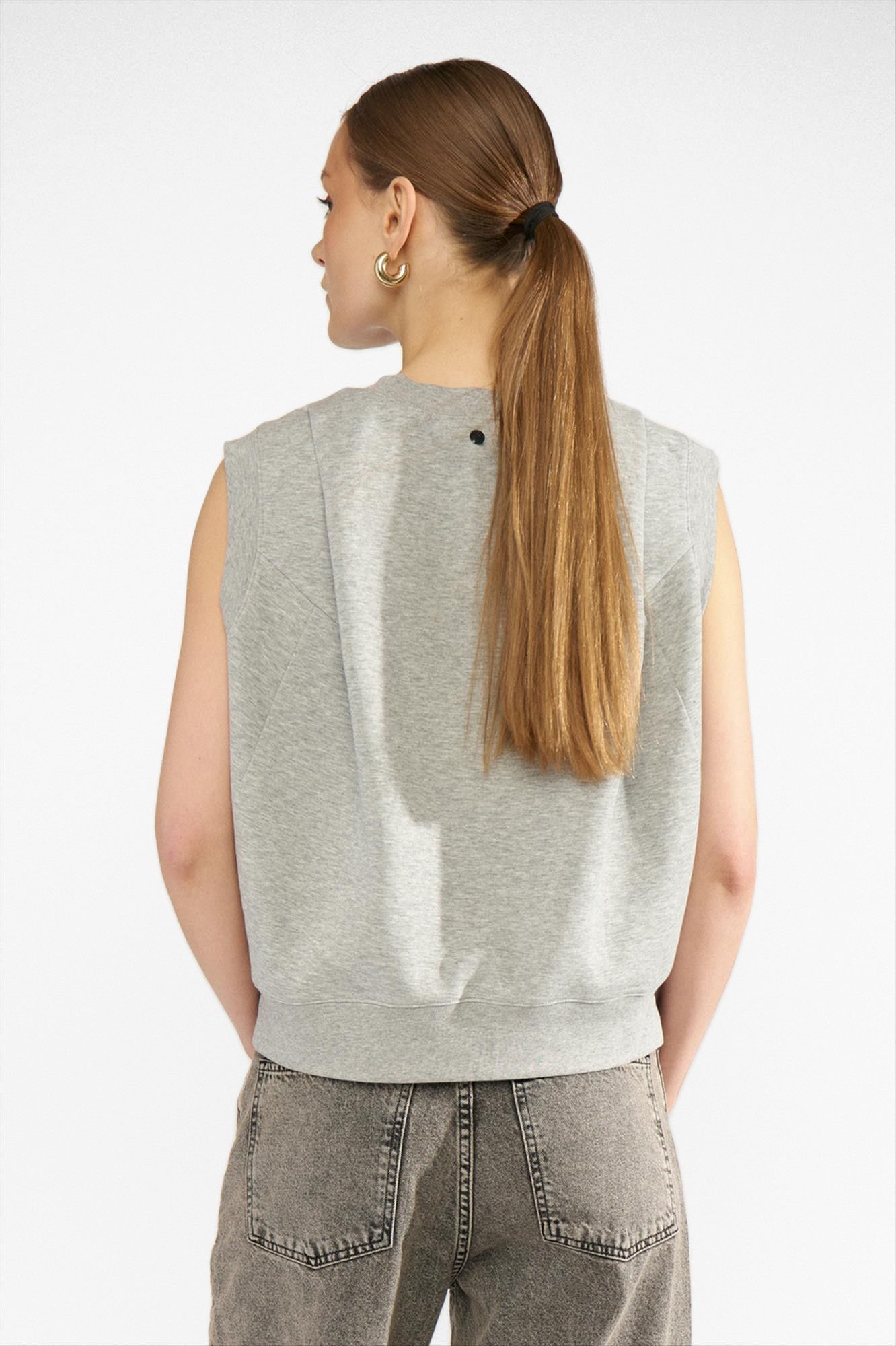 Nümph - Grijze Nathalie top