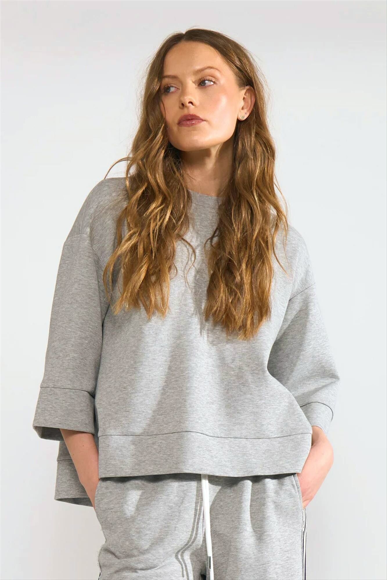 Nümph - Grijze Nathalie sweater