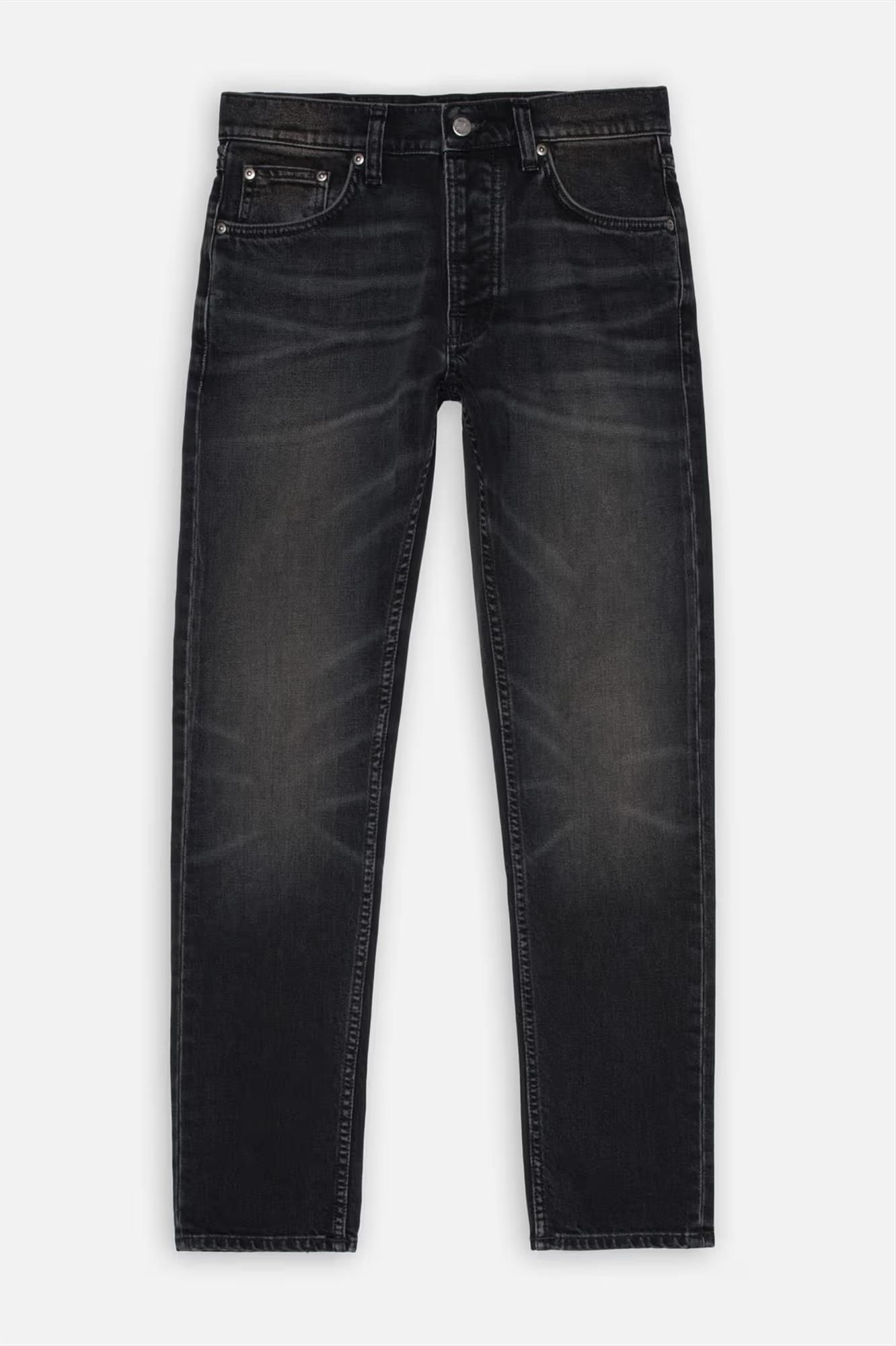 Nudie Jeans Co. - Zwarte Solid Ollie slim jeans