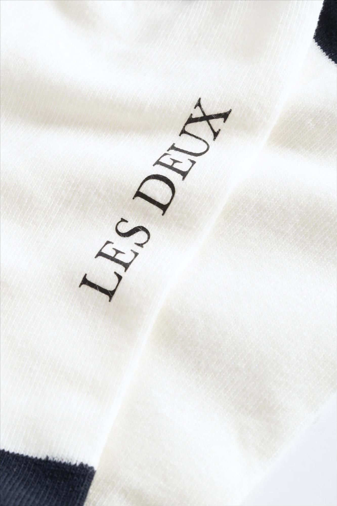 LES DEUX  - Ecru William 2-pack sokken, maat: 39-42