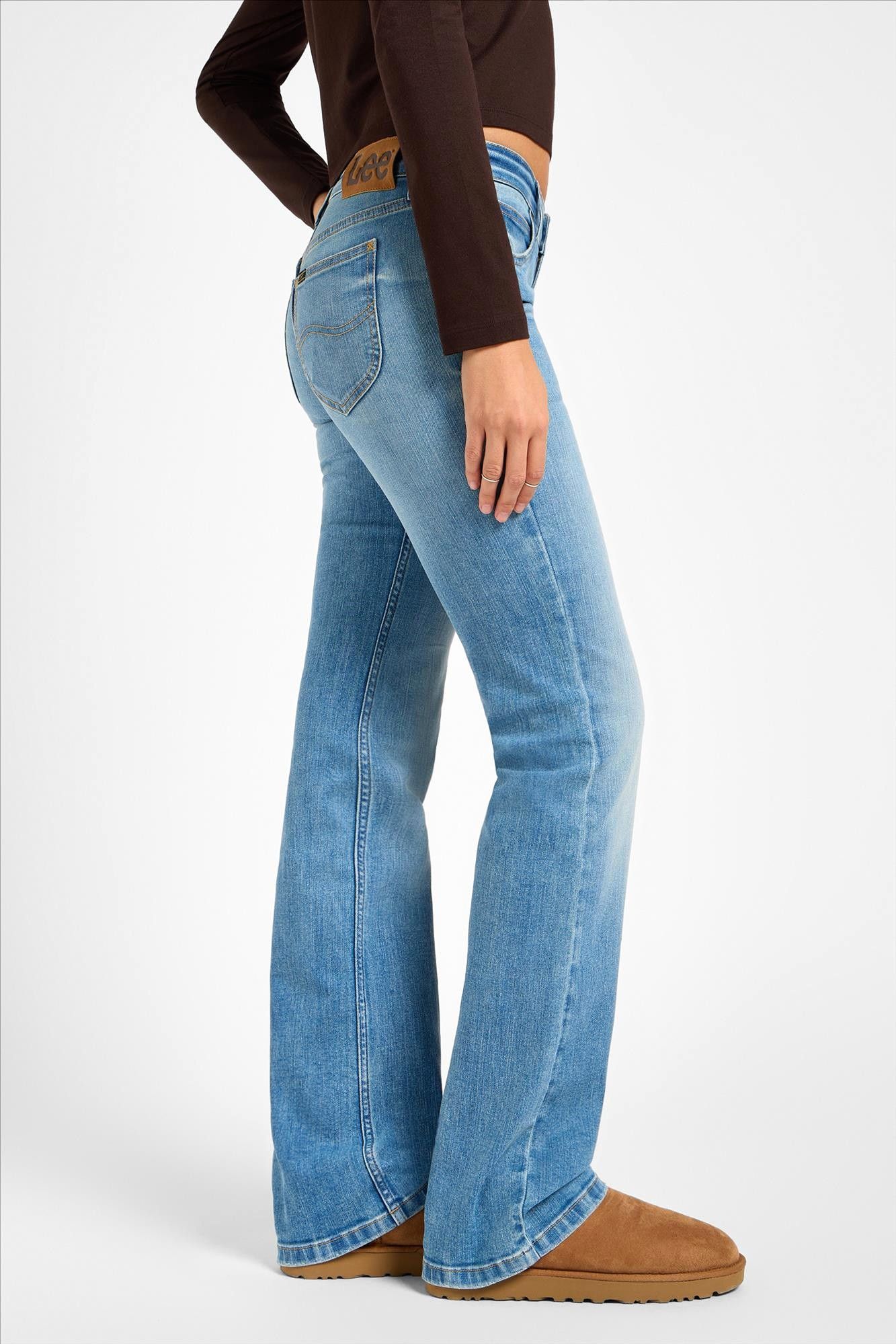 Lee - Lichtblauwe Jessica bootcut jeans