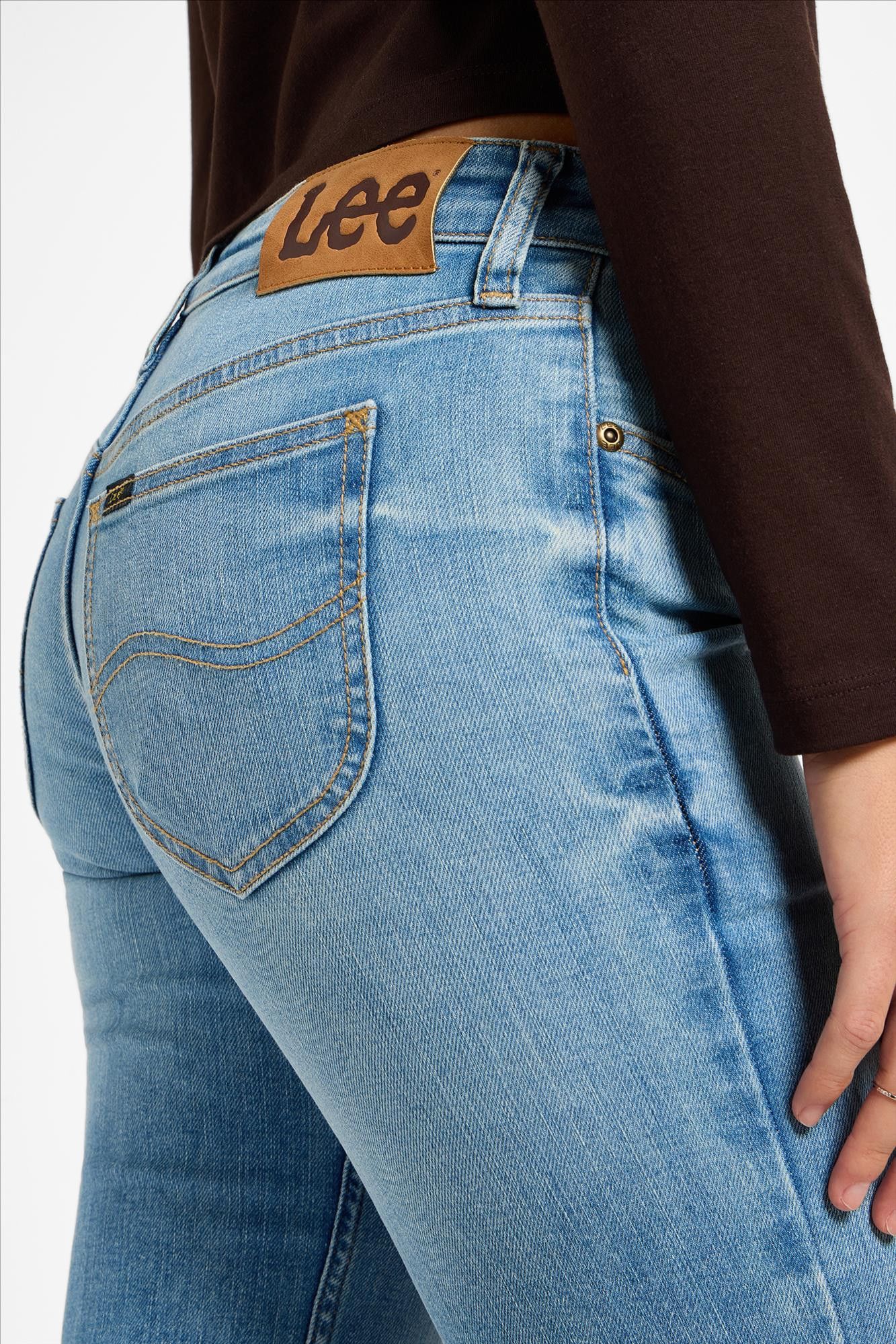 Lee - Lichtblauwe Jessica bootcut jeans