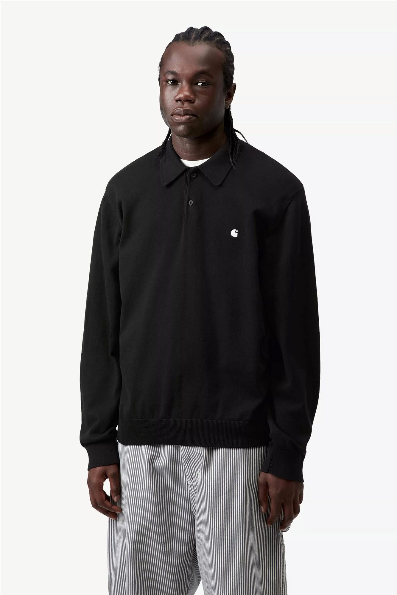 Carhartt WIP - Zwarte Madison polotrui