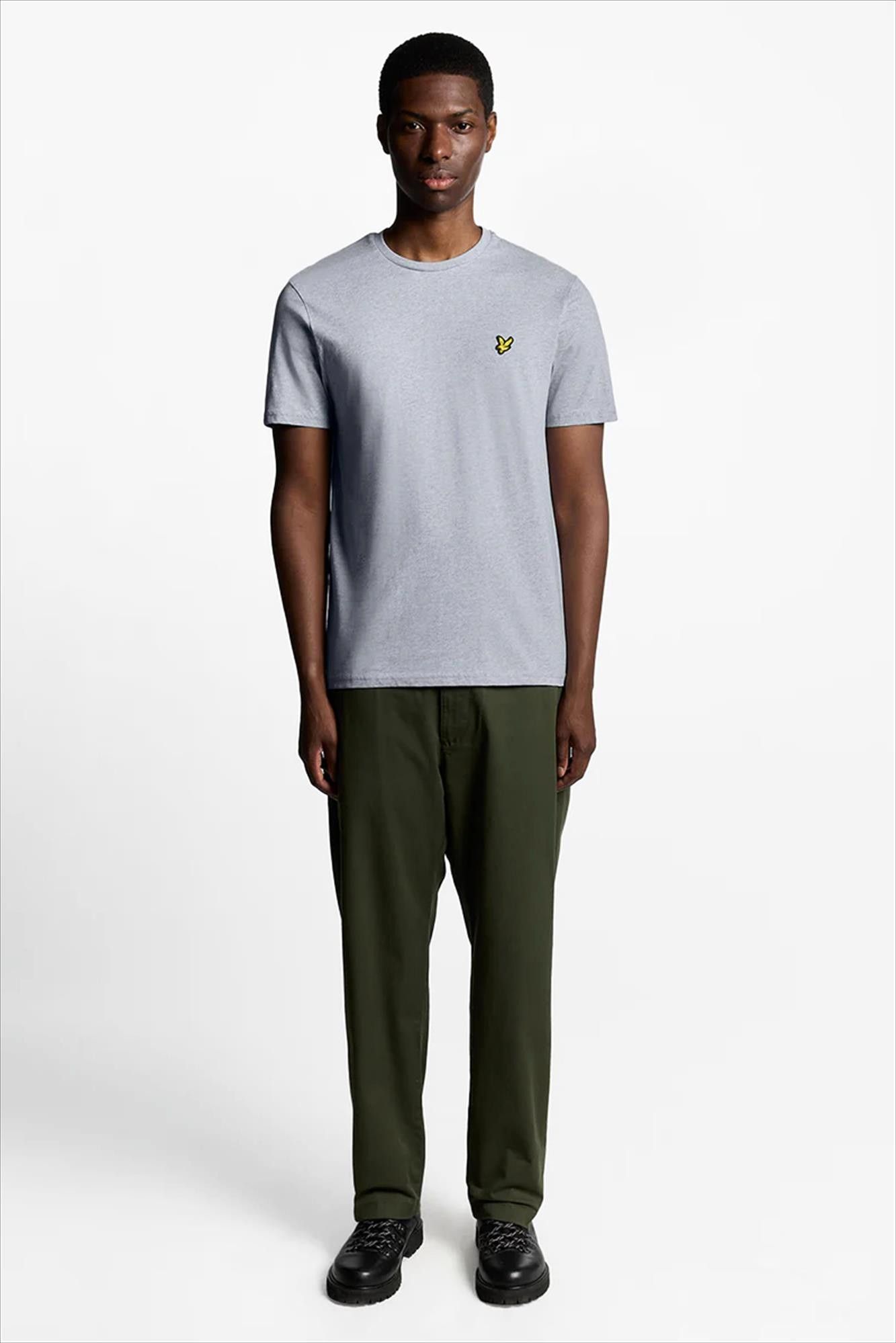 Lyle & Scott - Lichtgrijze Plain T-Shirt
