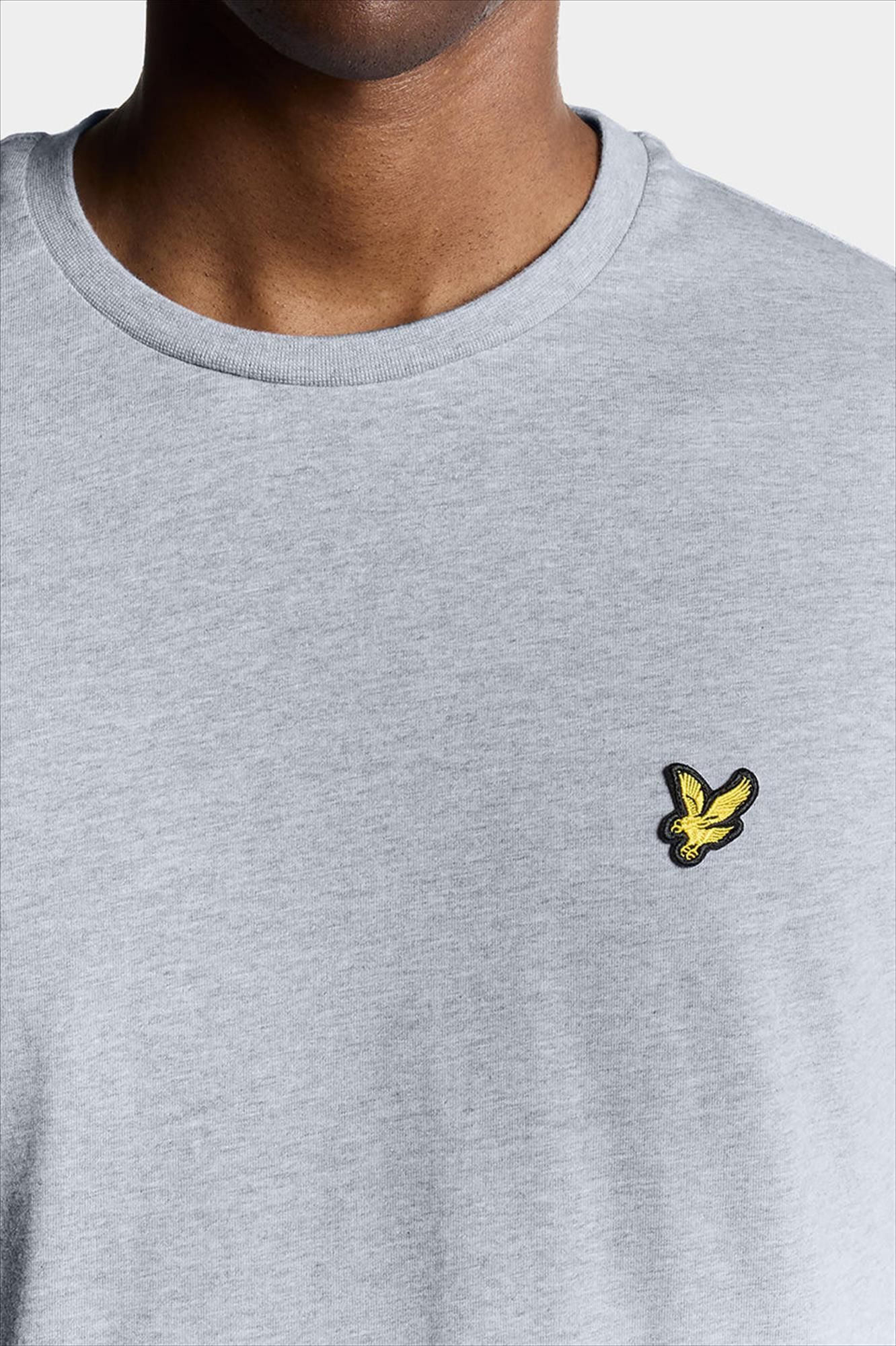 Lyle & Scott - Lichtgrijze Plain T-Shirt