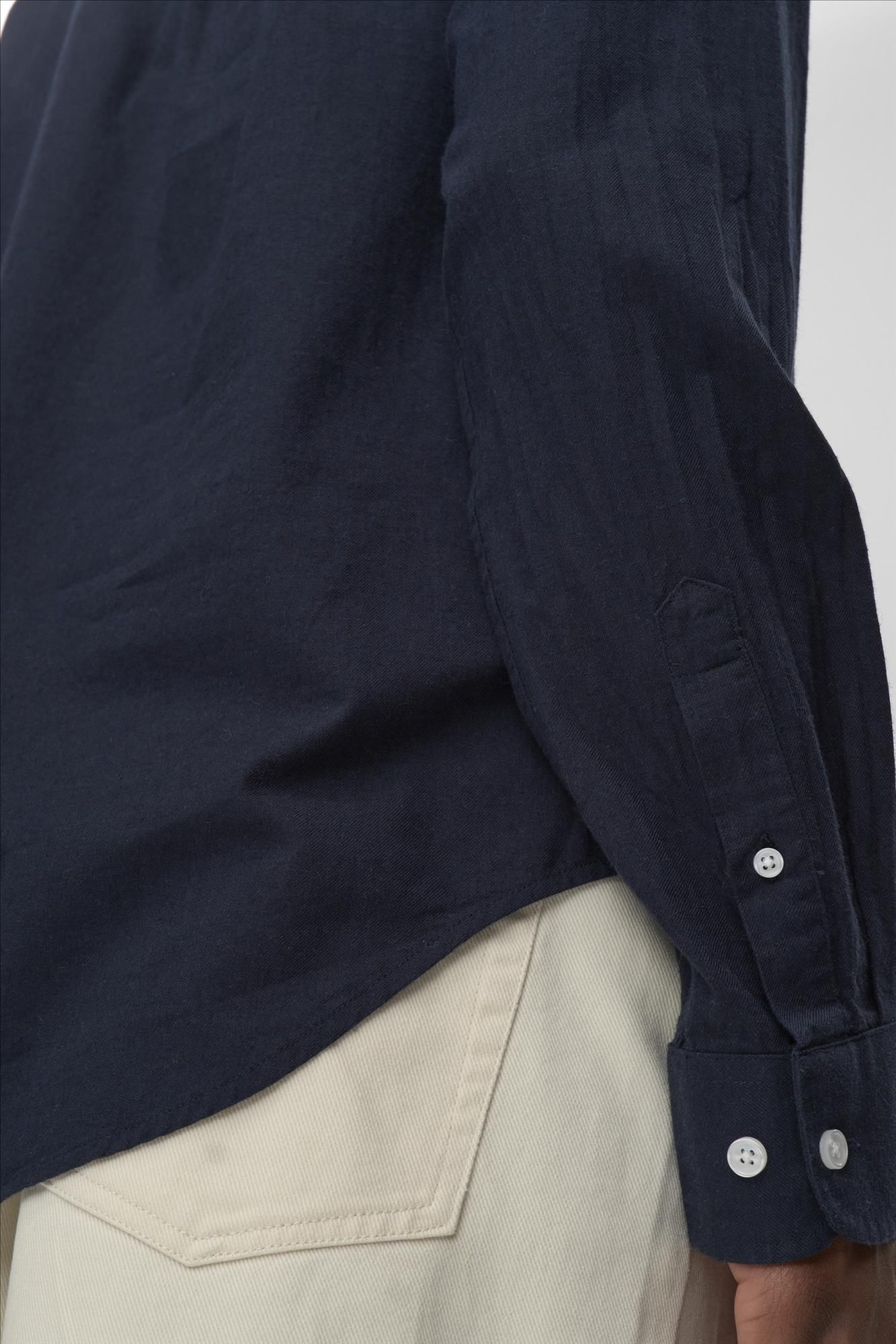 Minimum - Donkerblauw Colt Reg hemd
