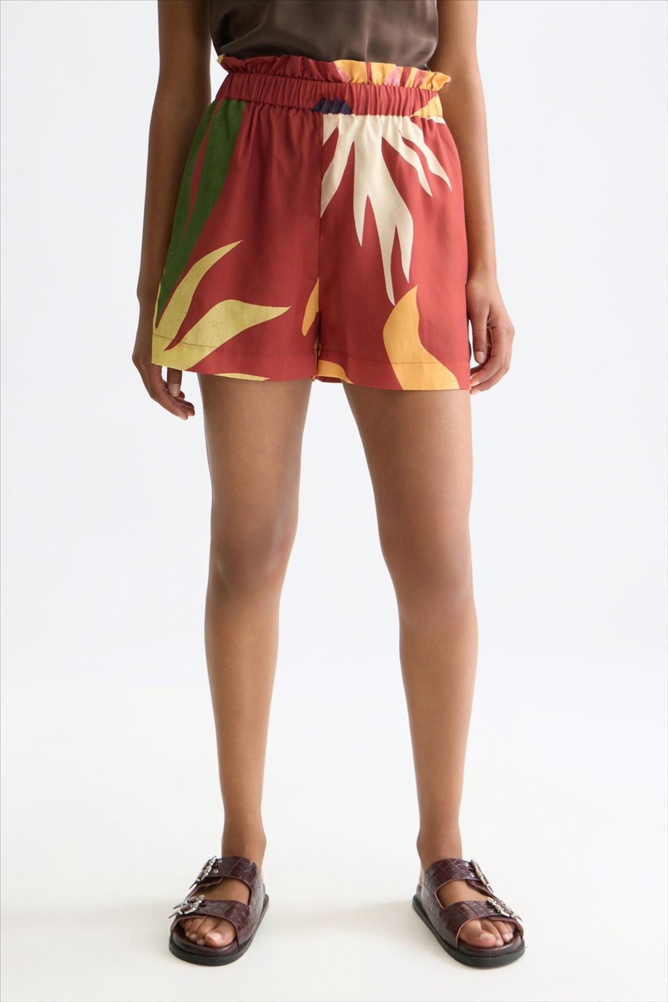 Scotch & Soda - Bordeaux-Multicolor Printed short