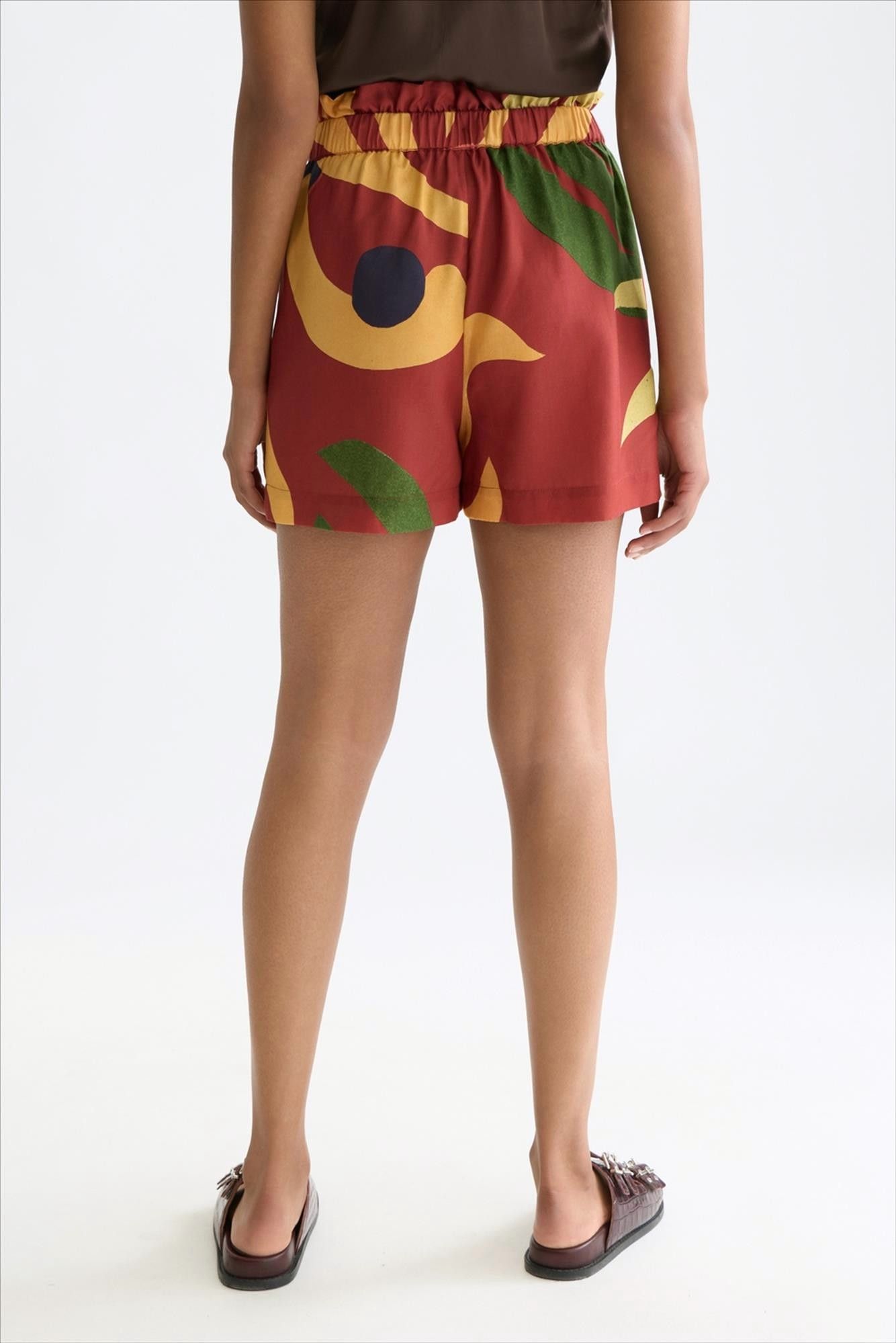 Scotch & Soda - Bordeaux-Multicolor Printed short