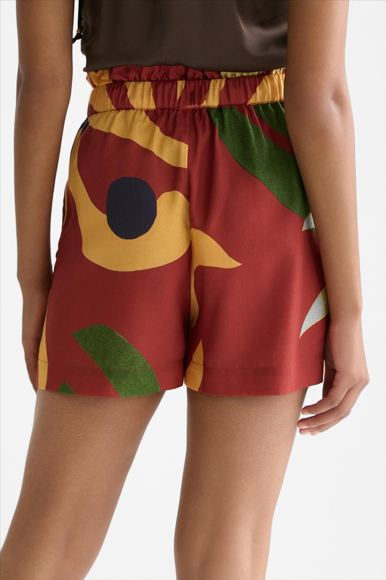 Scotch & Soda - Bordeaux-Multicolor Printed short