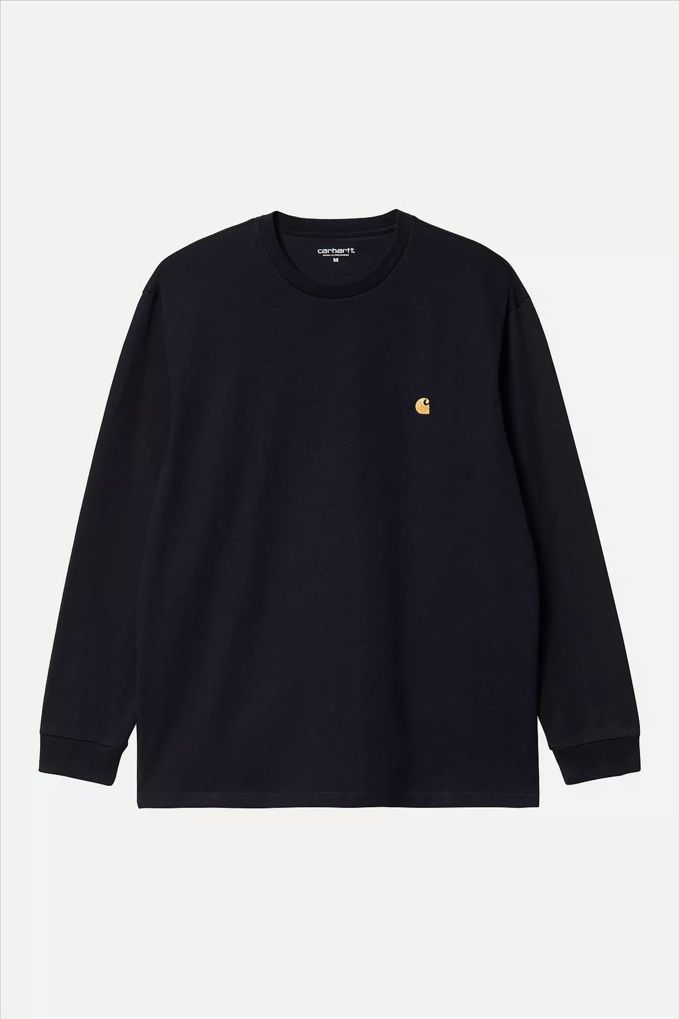 Carhartt WIP - Donkerblauwe Chase longsleeve
