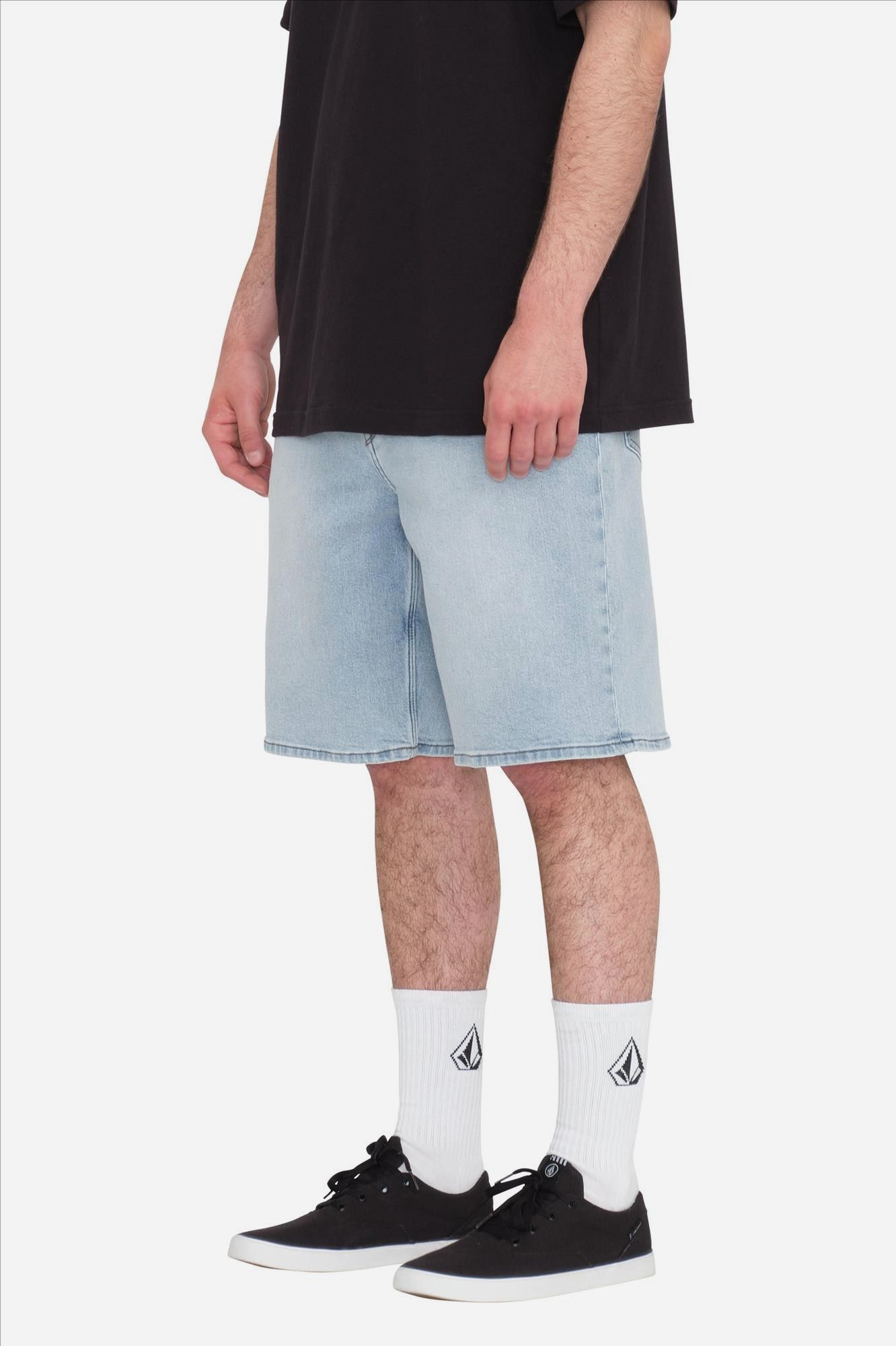 Volcom - Lichtblauwe Billow Denim short