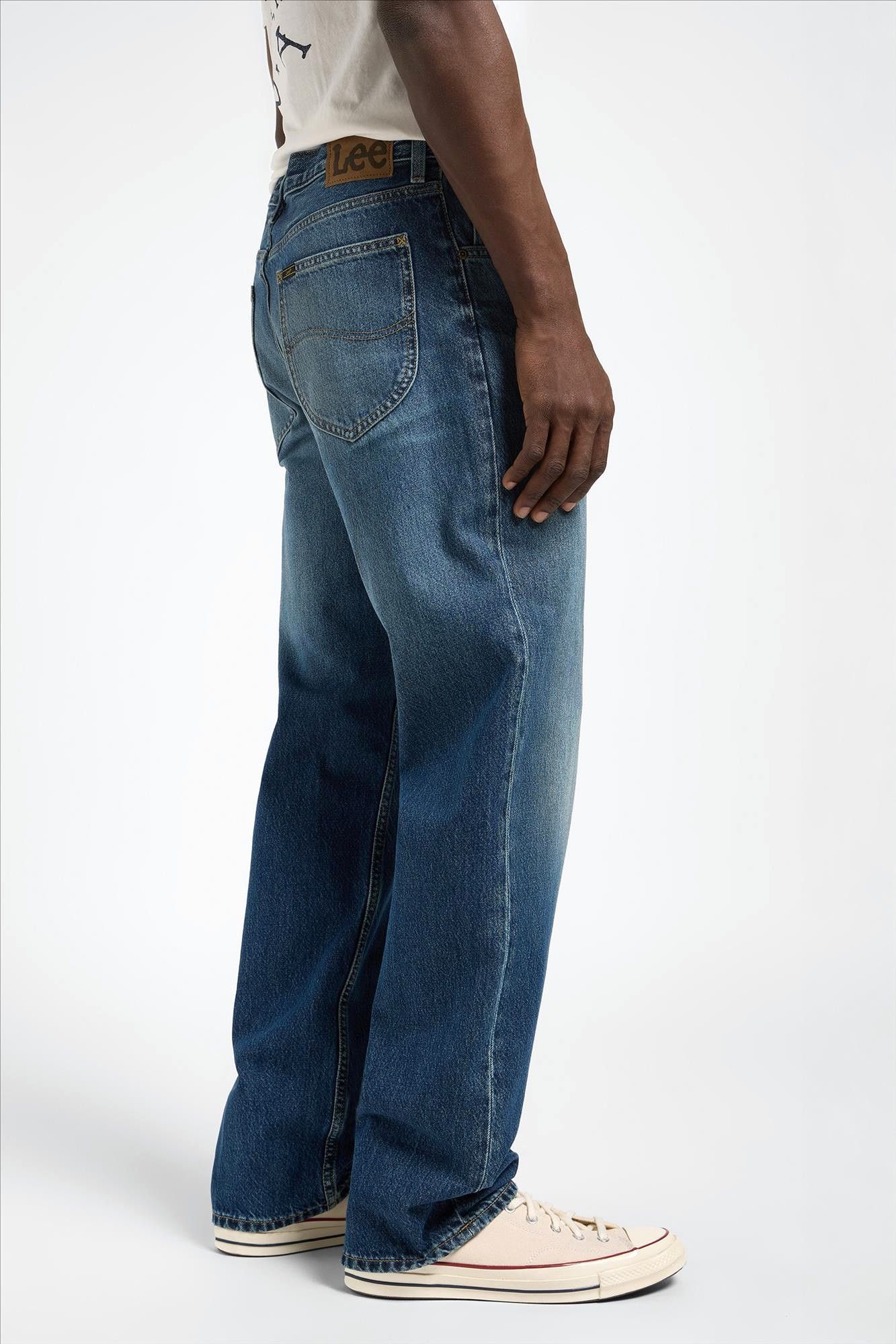 Lee - Middenblauwe Asher loose straight jeans