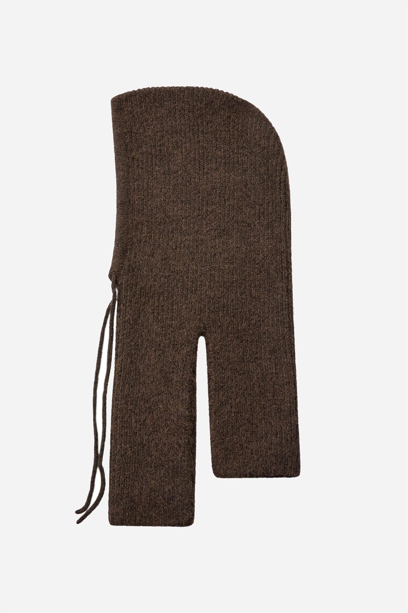 CO'COUTURE - Bruine Gina balaclava