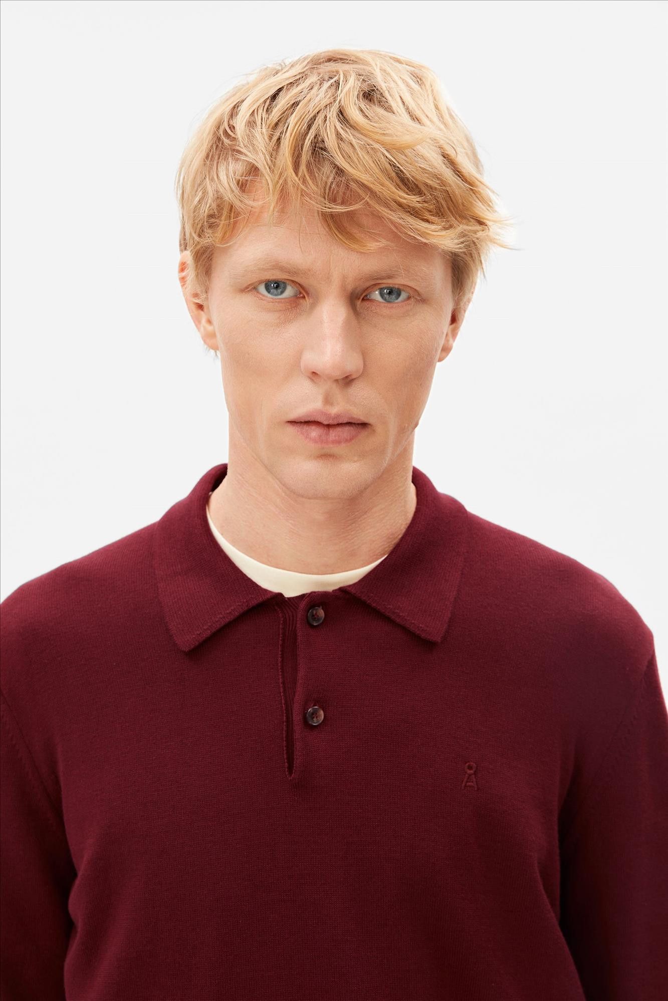 Armed Angels - Bordeaux Knit polotrui
