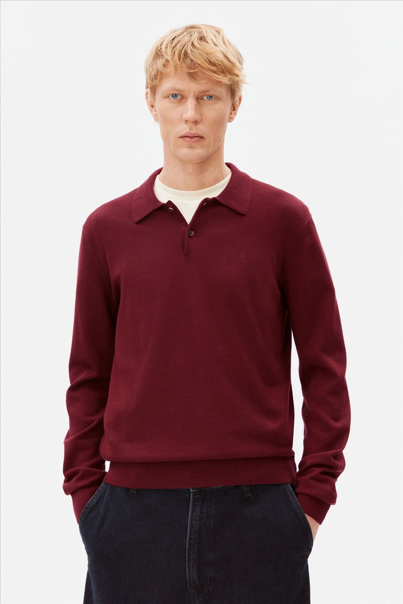 Armed Angels - Bordeaux Knit polotrui