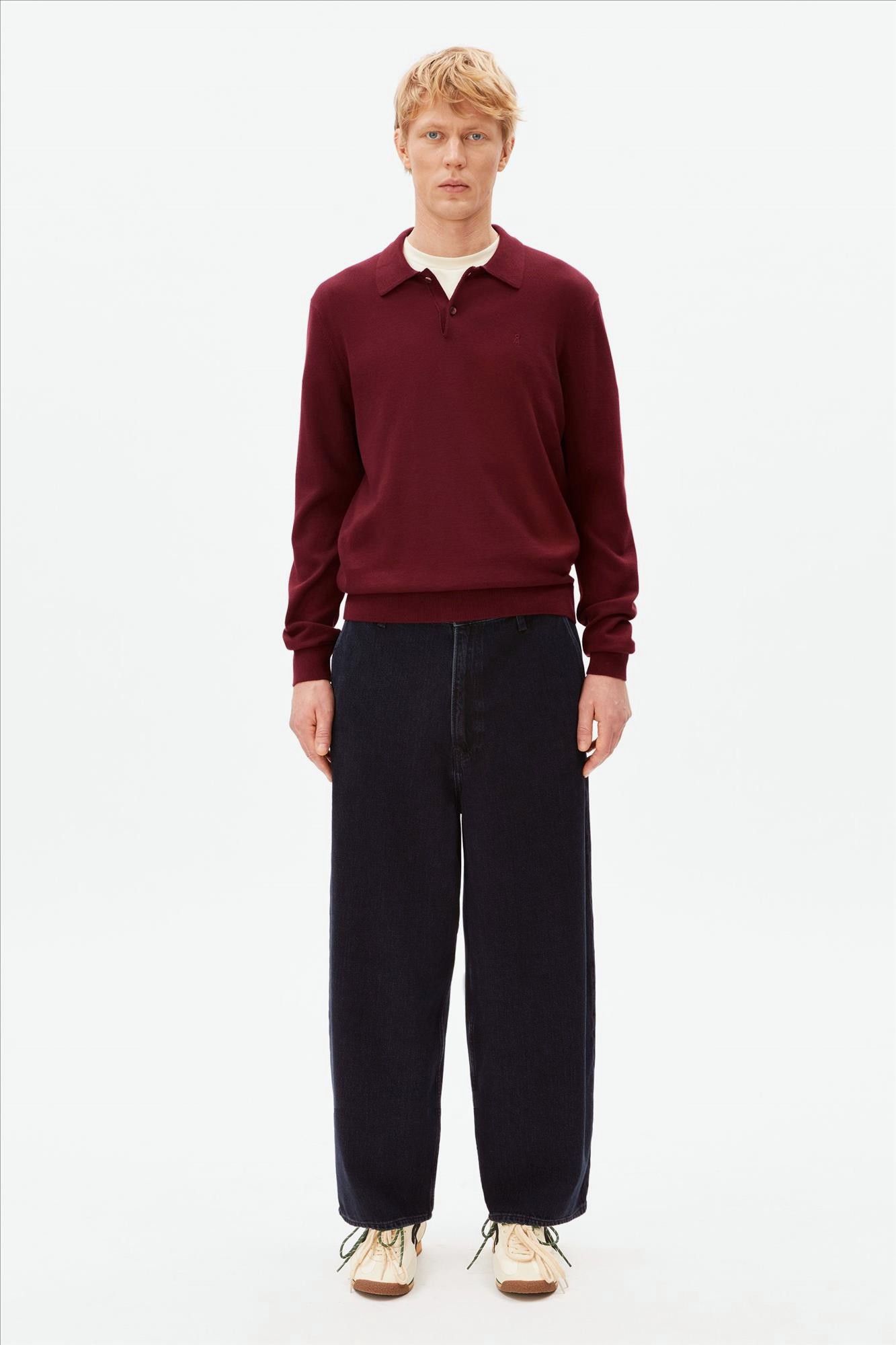 Armed Angels - Bordeaux Knit polotrui