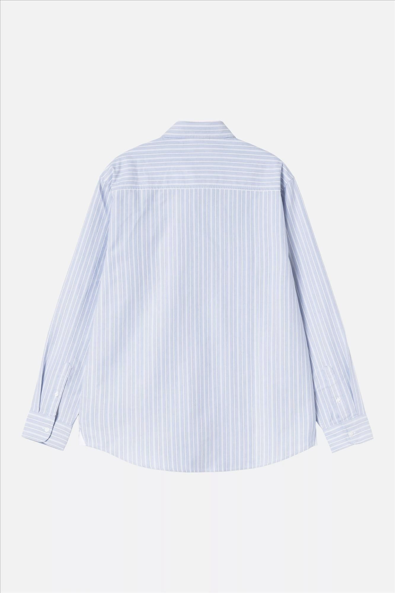Carhartt WIP - Lichtblauw-Ecru Kanan hemd