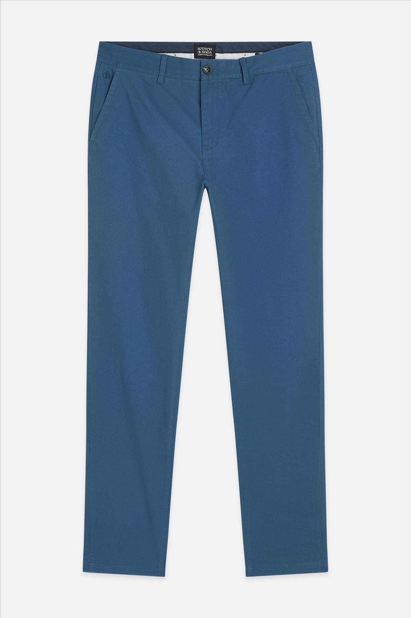 Scotch & Soda - Blauwe Stuart Slim chino