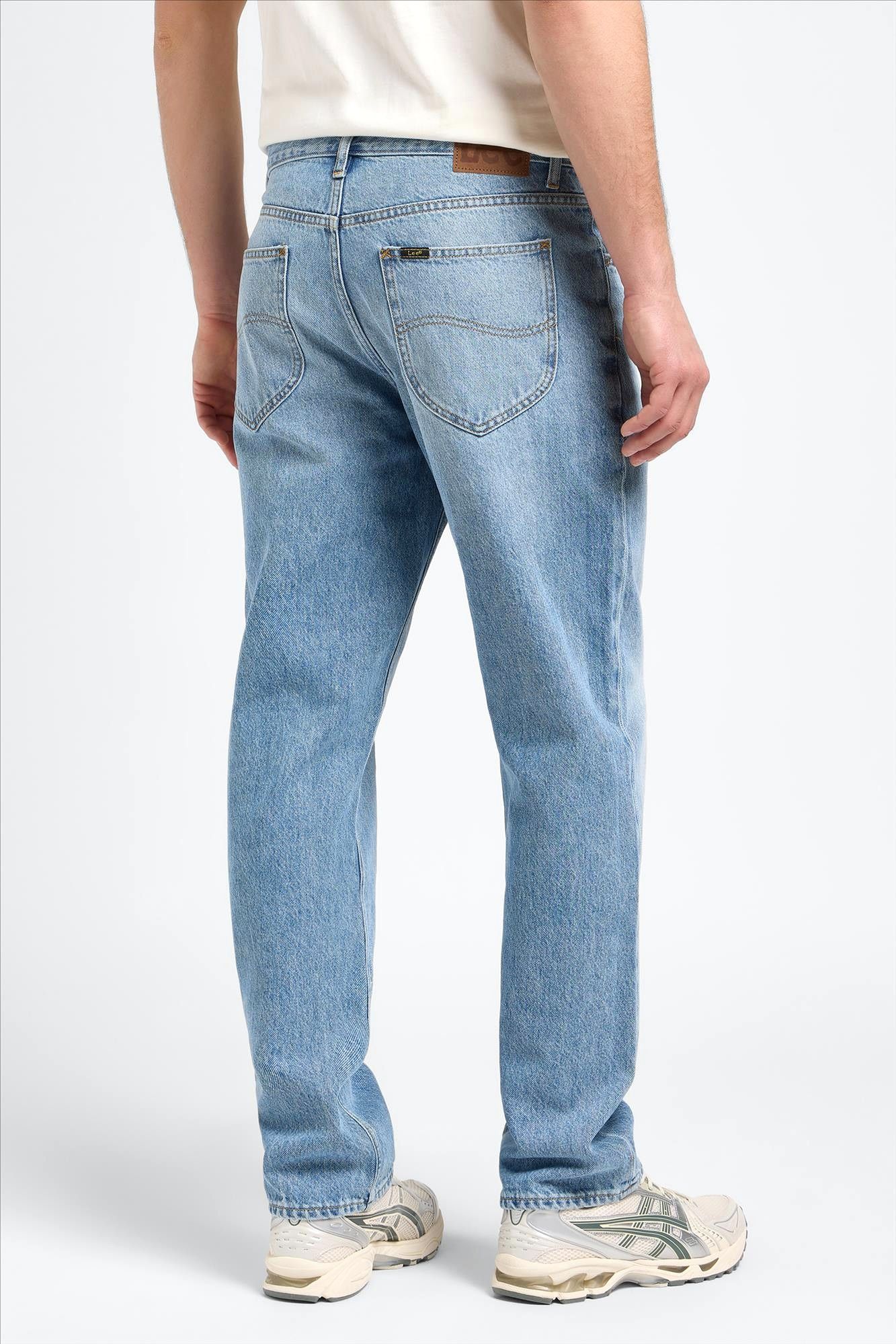 Lee - Lichtblauwe Haden relaxed straight jeans