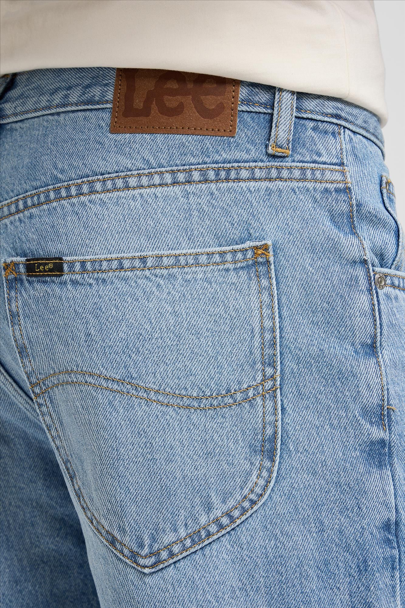Lee - Lichtblauwe Haden relaxed straight jeans