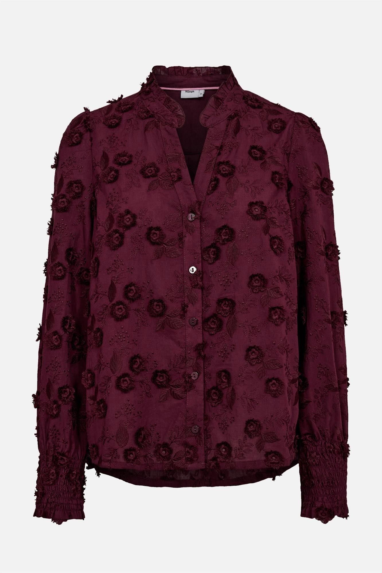 Nümph - Bordeaux Lenea blouse
