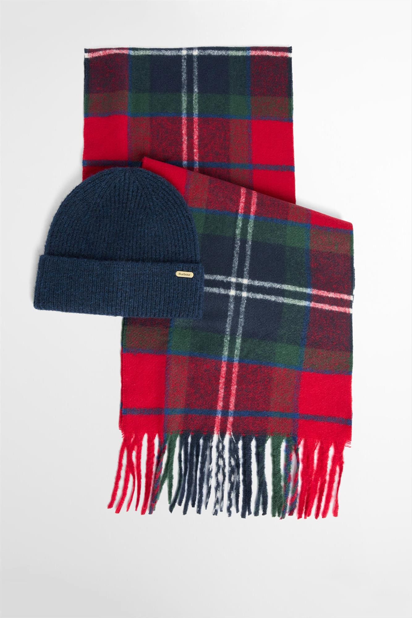 Barbour - Olivia muts & sjaal giftset