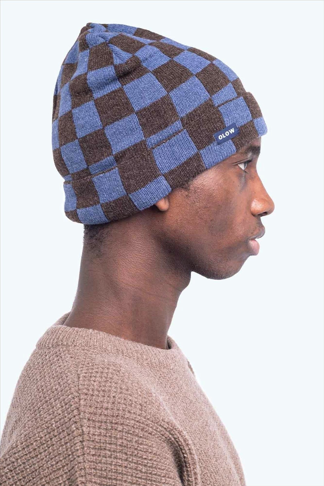 OLOW - Blauw-Bruine Odysse muts