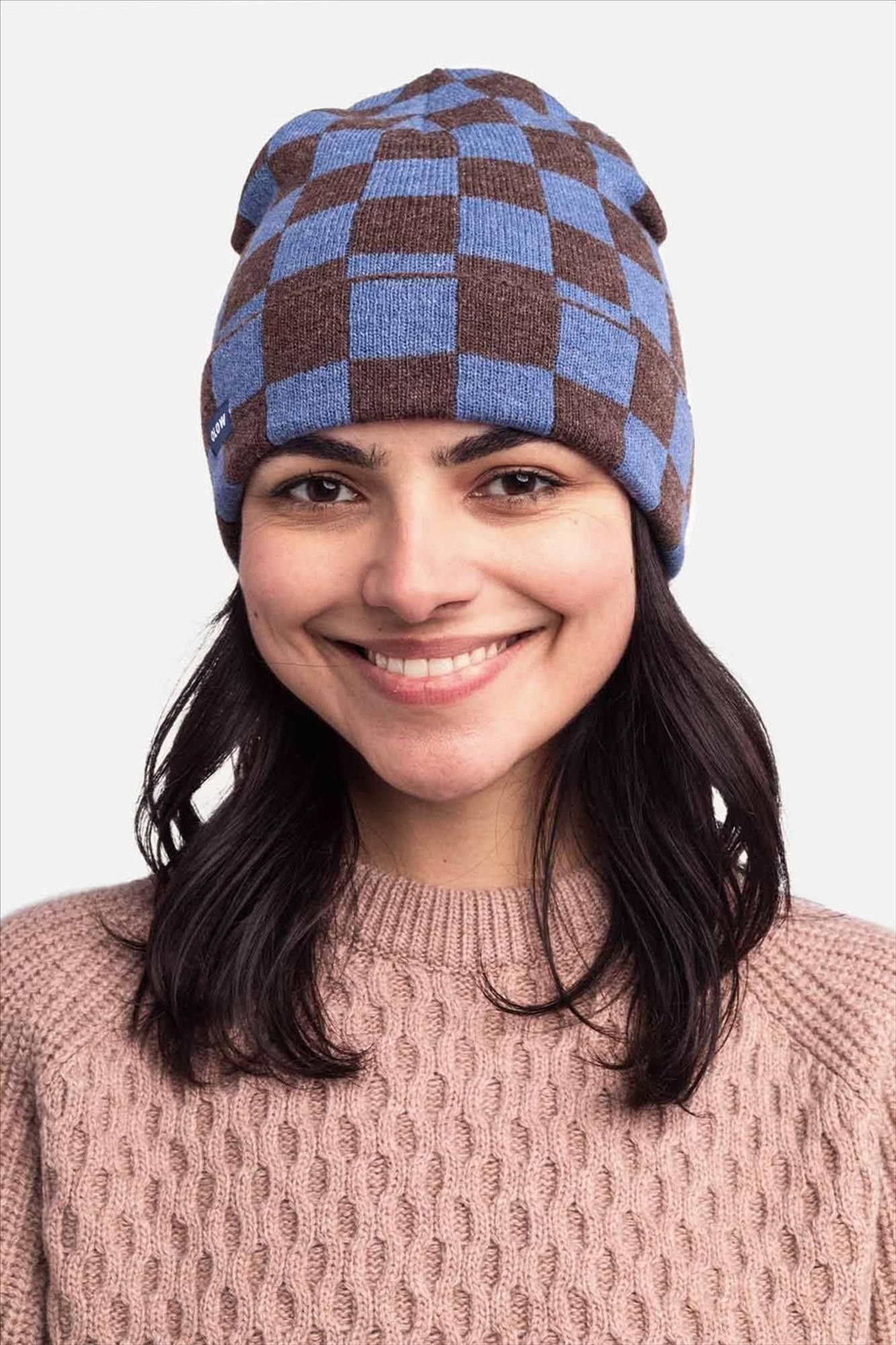 OLOW - Blauw-Bruine Odysse muts