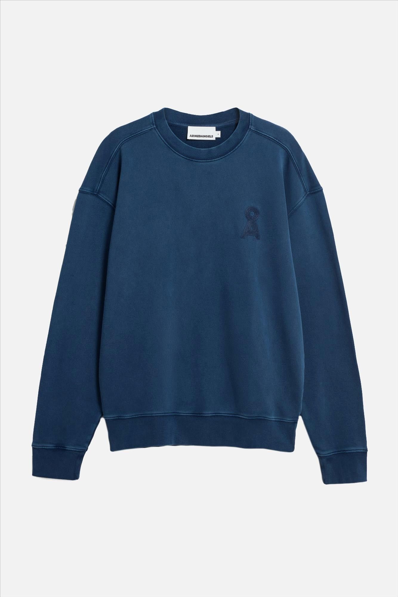 Armed Angels - Blauwe Iconic Å sweater