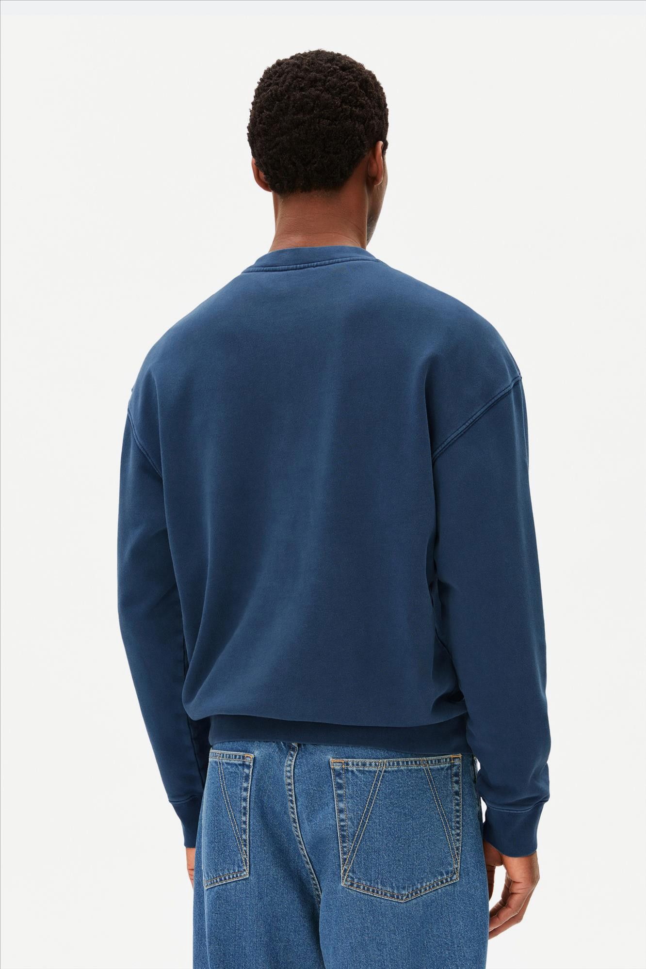 Armed Angels - Blauwe Iconic Å sweater