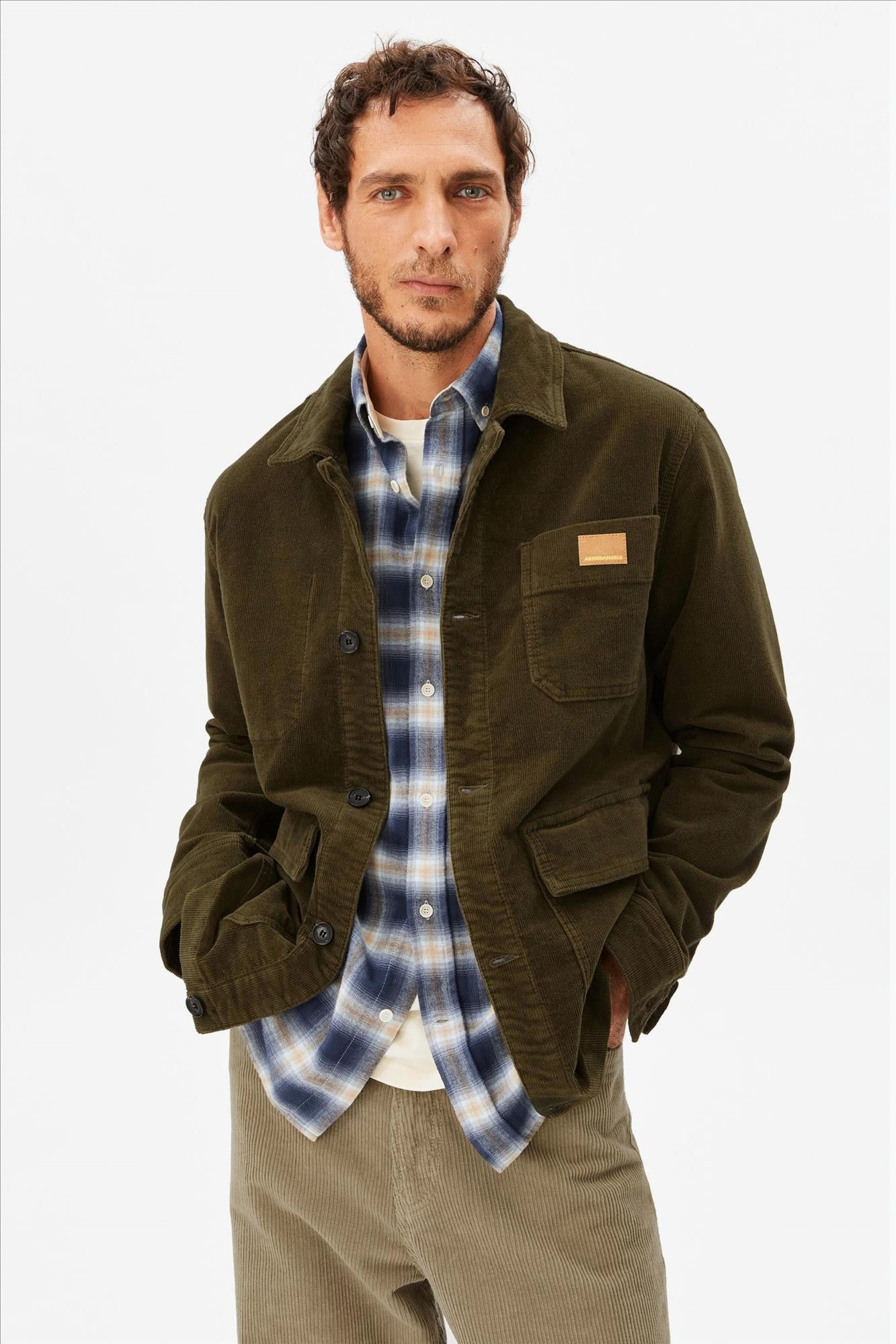 Armed Angels - Kaki Corduroy Bakers blazer