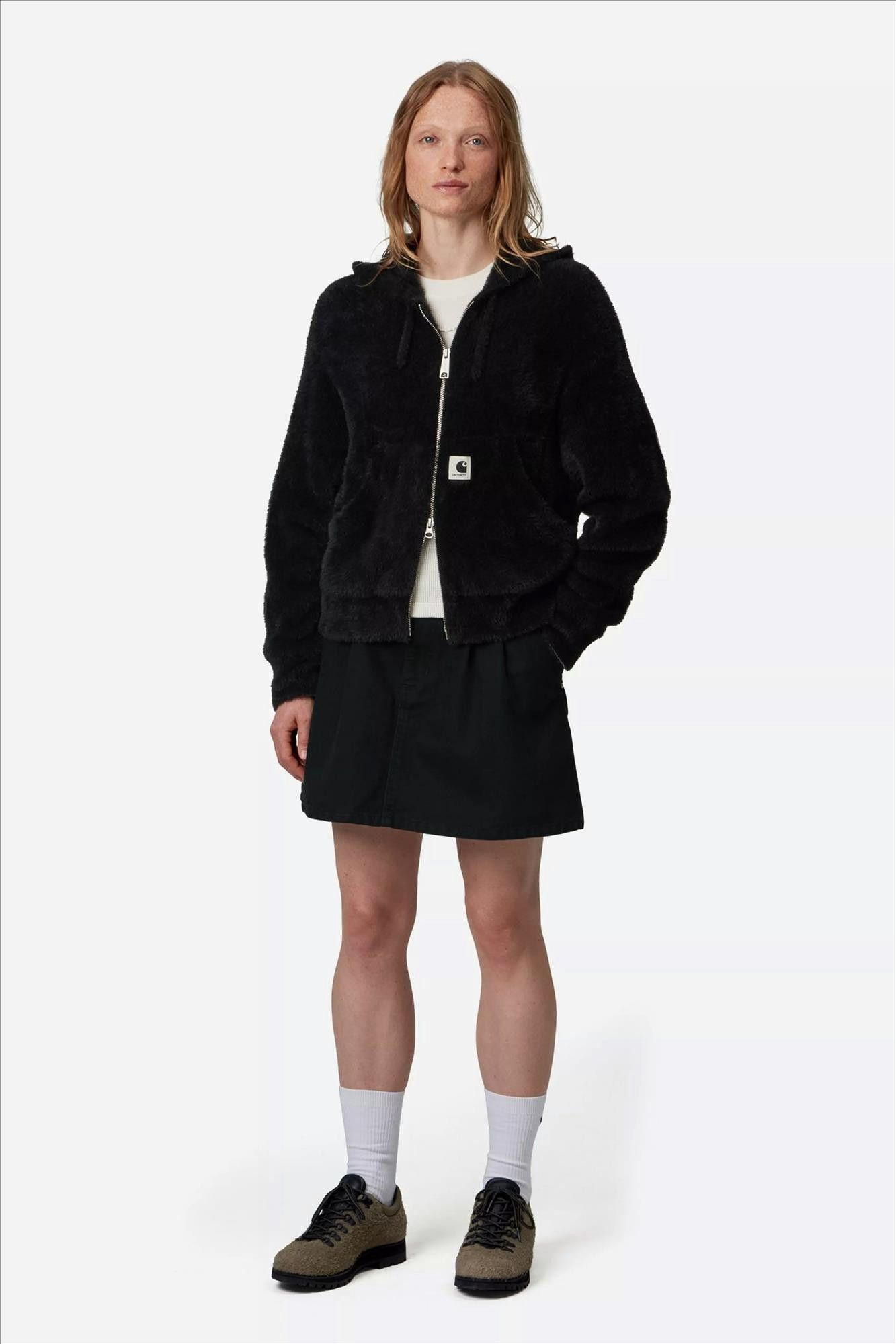 Carhartt WIP - Zwarte Billie Single Knee rok
