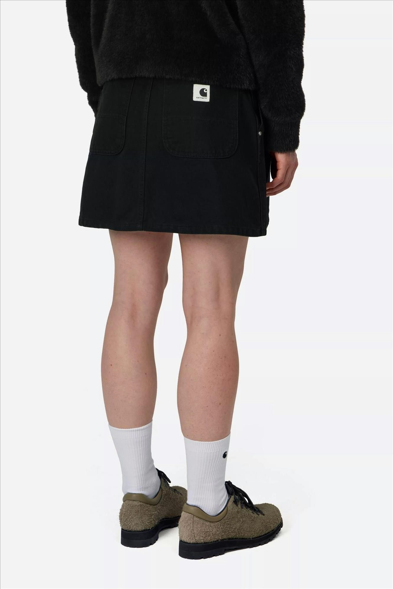 Carhartt WIP - Zwarte Billie Single Knee rok
