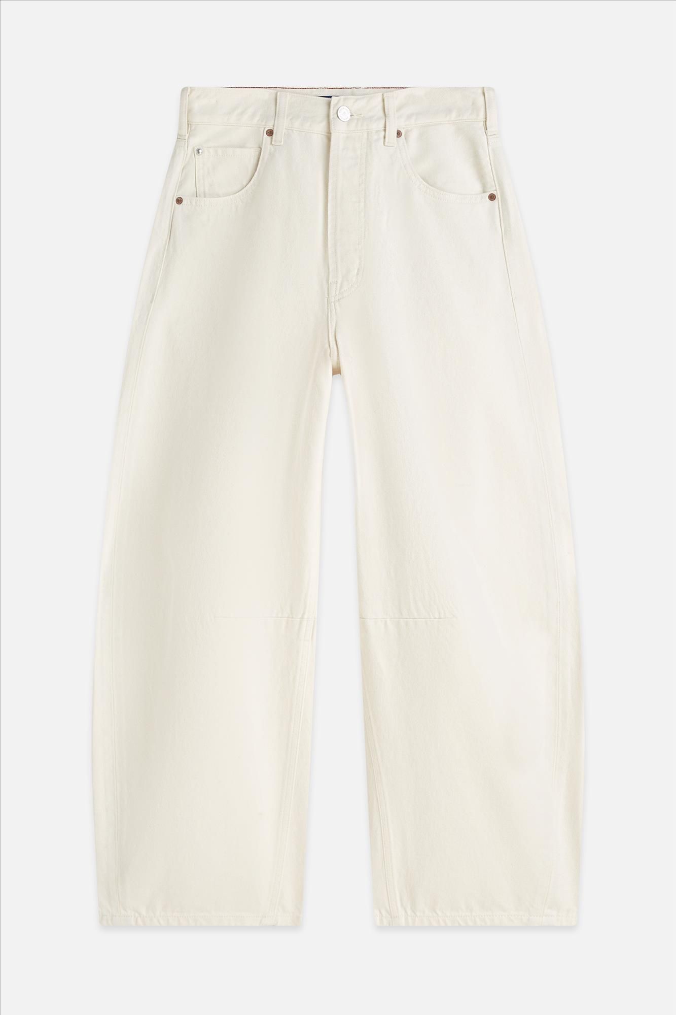 Scotch & Soda - Ecru Eve barrel jeans