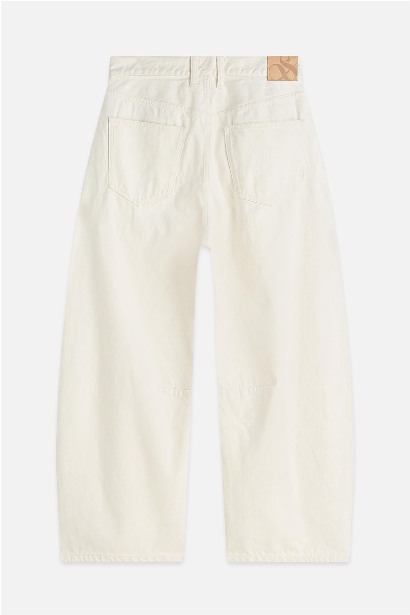 Scotch & Soda - Ecru Eve barrel jeans