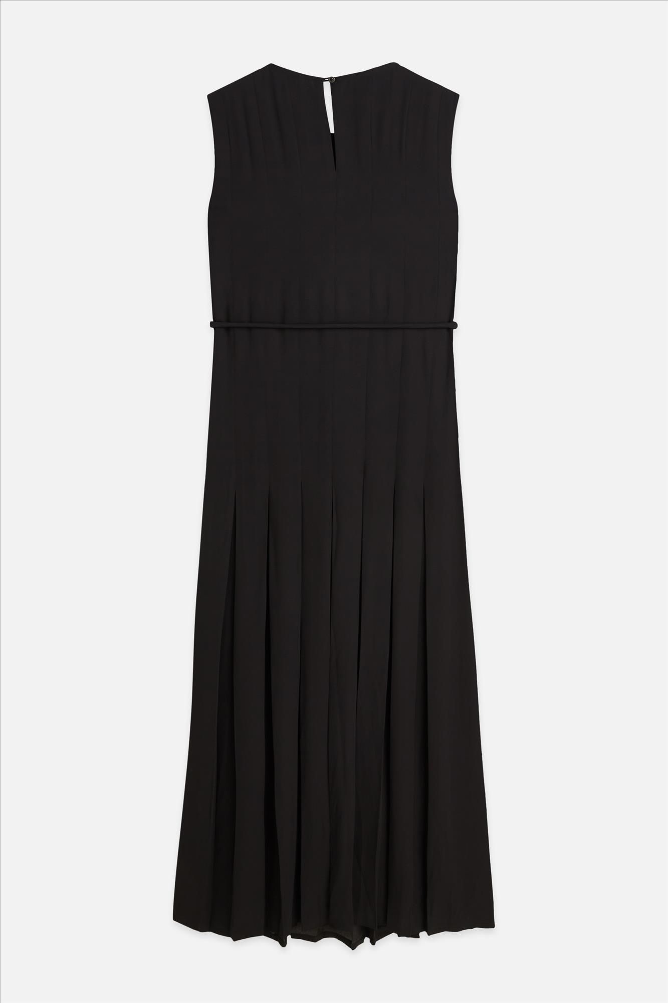 Scotch & Soda - Zwarte Pleated Ankle jurk