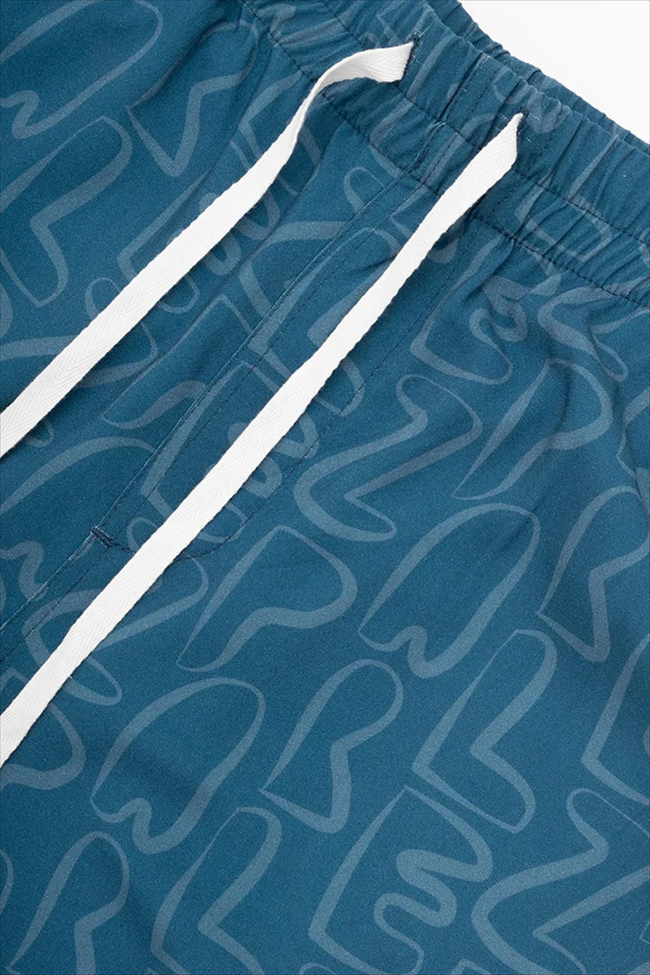 PARLEZ - Blauwe Wake short