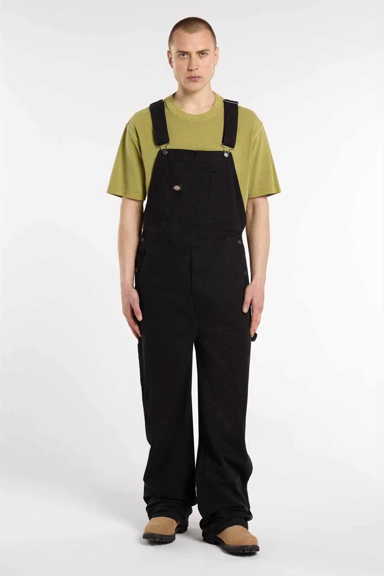 Dickies - Zwarte Canvas Bib salopette