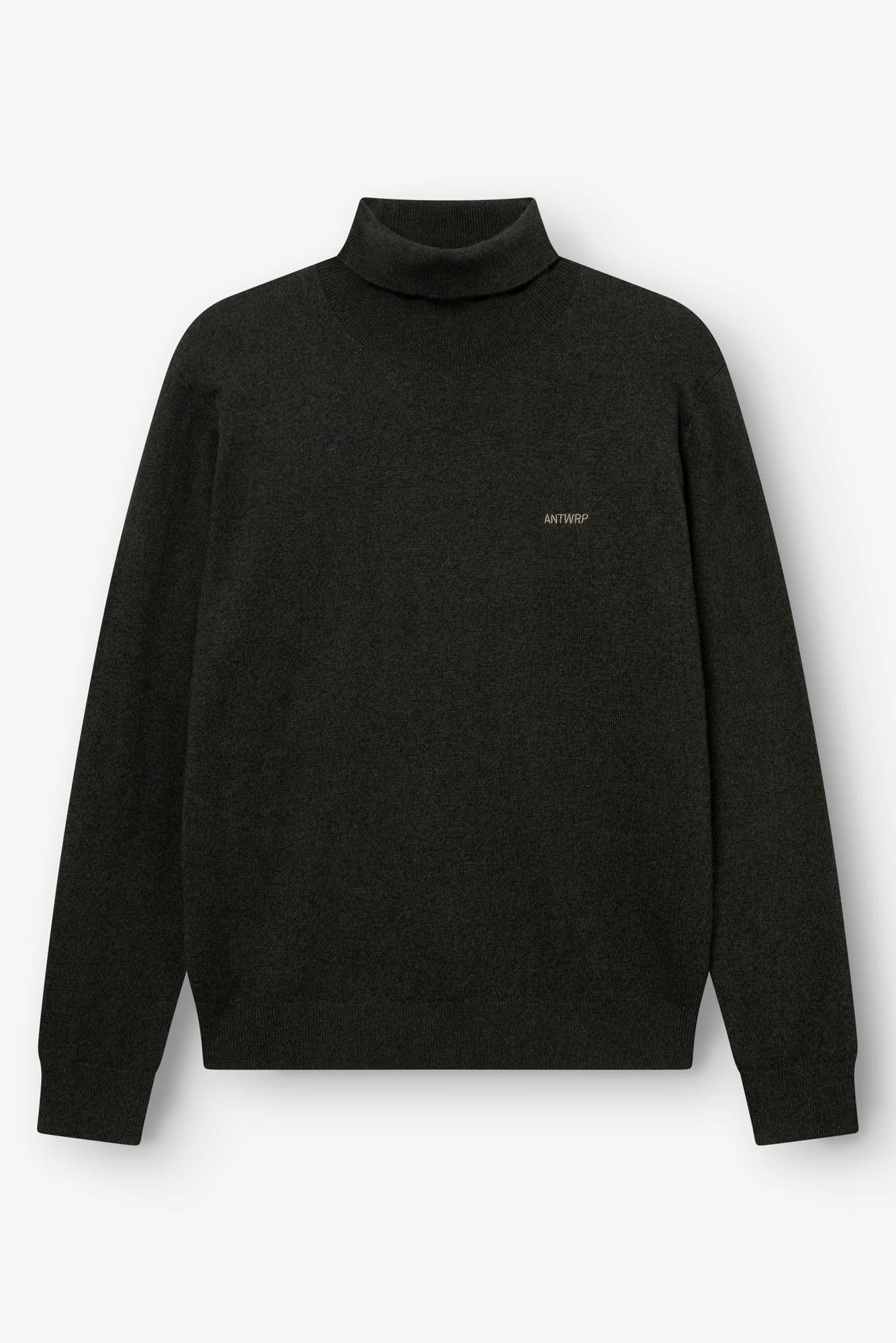 Antwrp - Donkergroene Merino turtleneck
